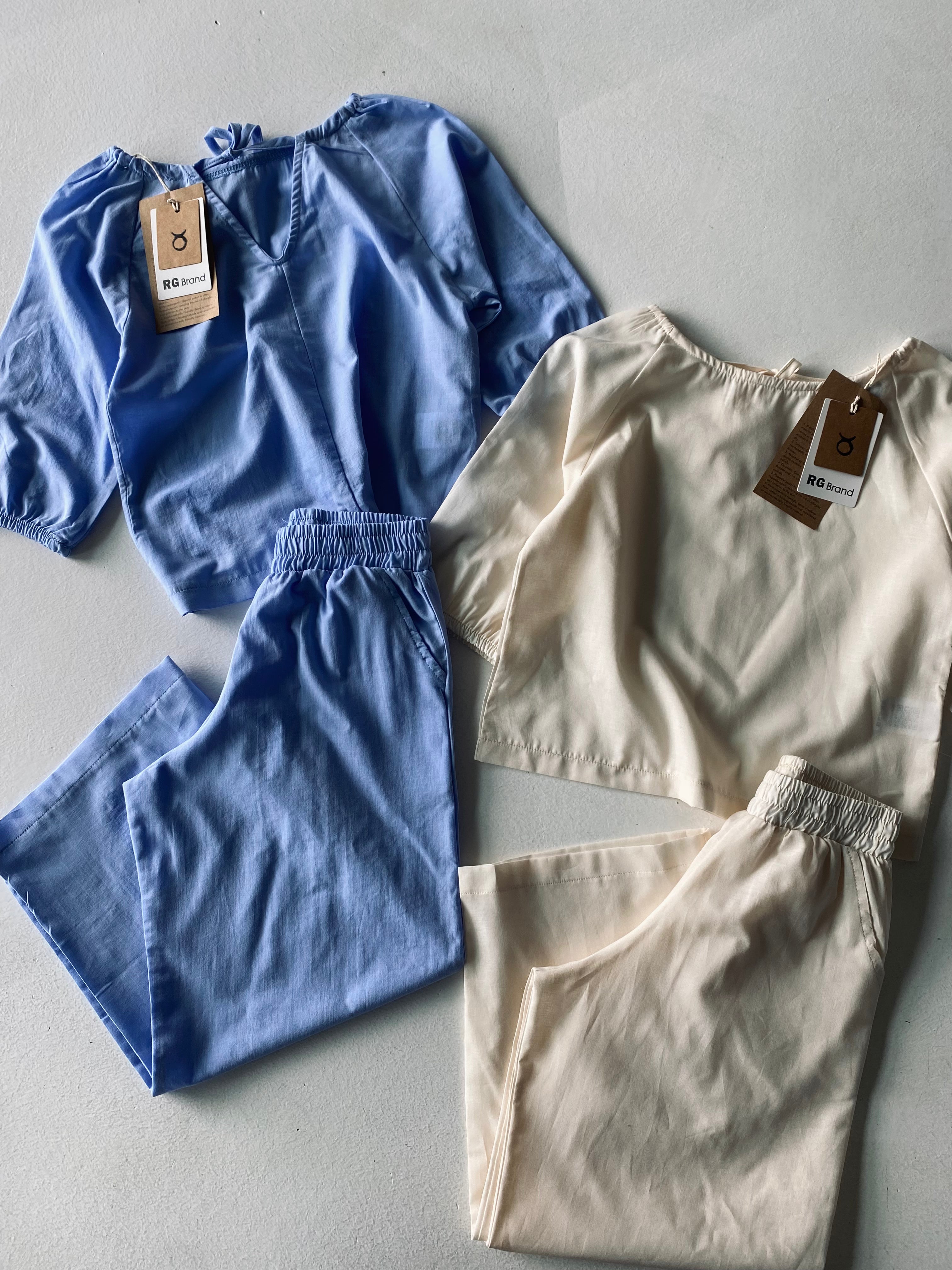 Kids Linen Blouse Set - Soft & Breathable Cotton Blend Top & Shorts Outfit for Boys & Girls - Perfect for Summer, Casual Wear & Family Outings