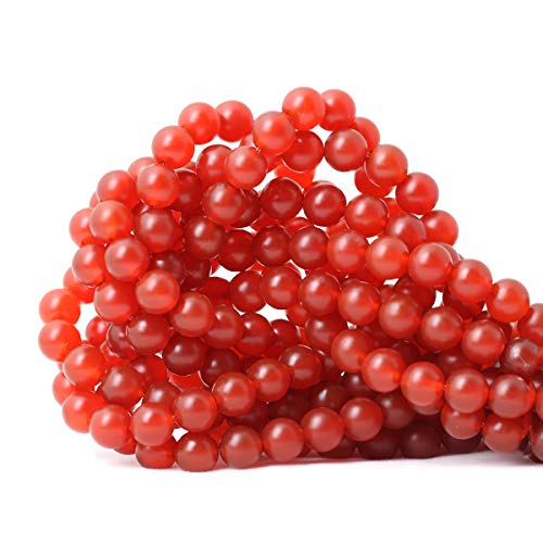 Frosted red agate