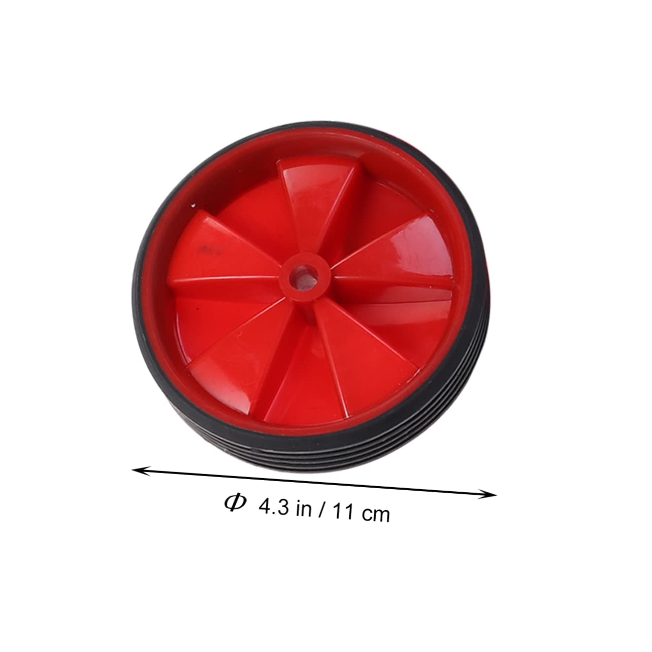 CLISPEED Kids Bike Training Wheels - Red Safety Stabilizers for Toddlers Cycling