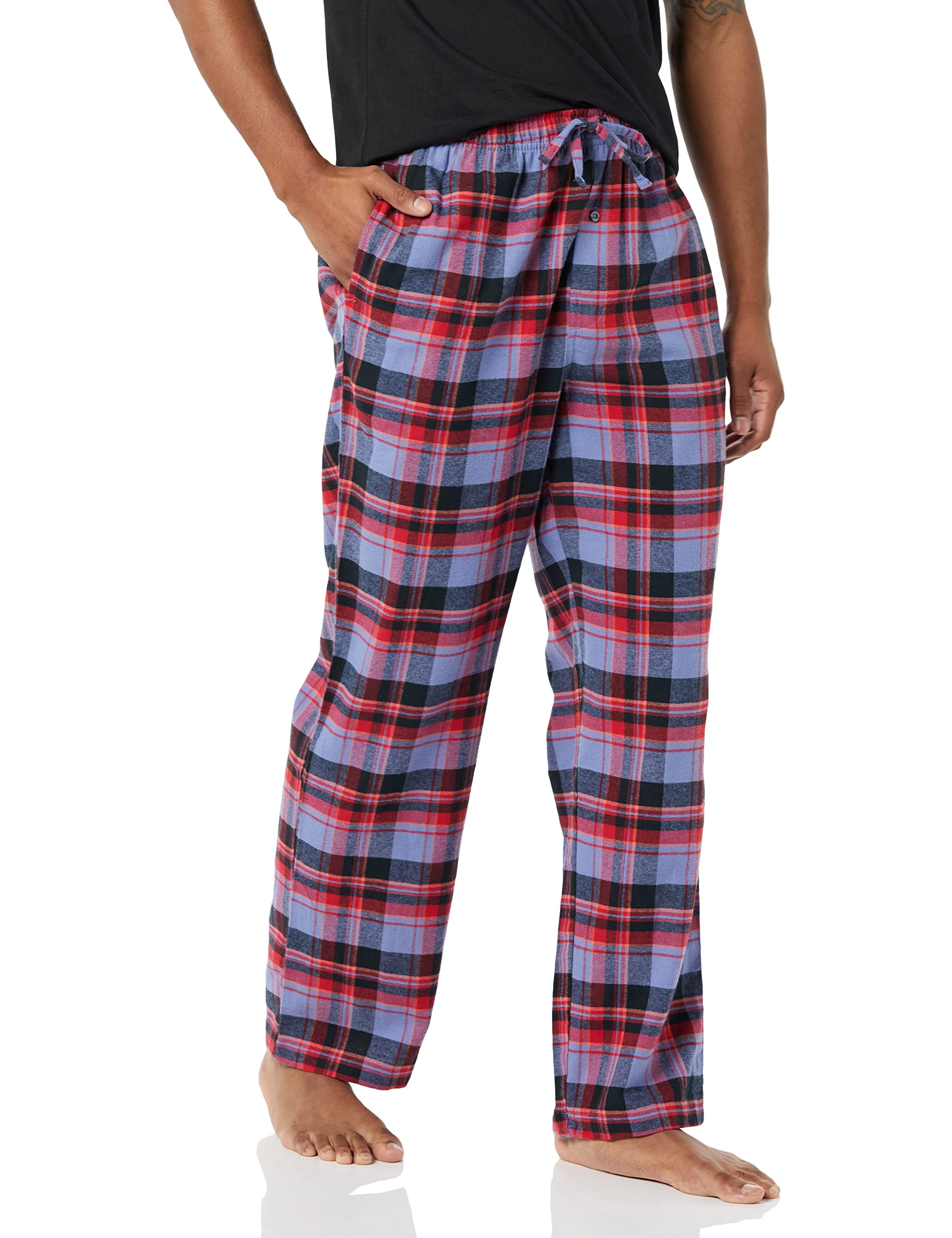 Amazon Essentials Men's Flannel Pajama Pants - Soft & Comfortable Sleepwear for Lounge & Relaxation at Home (Discontinued Colors)