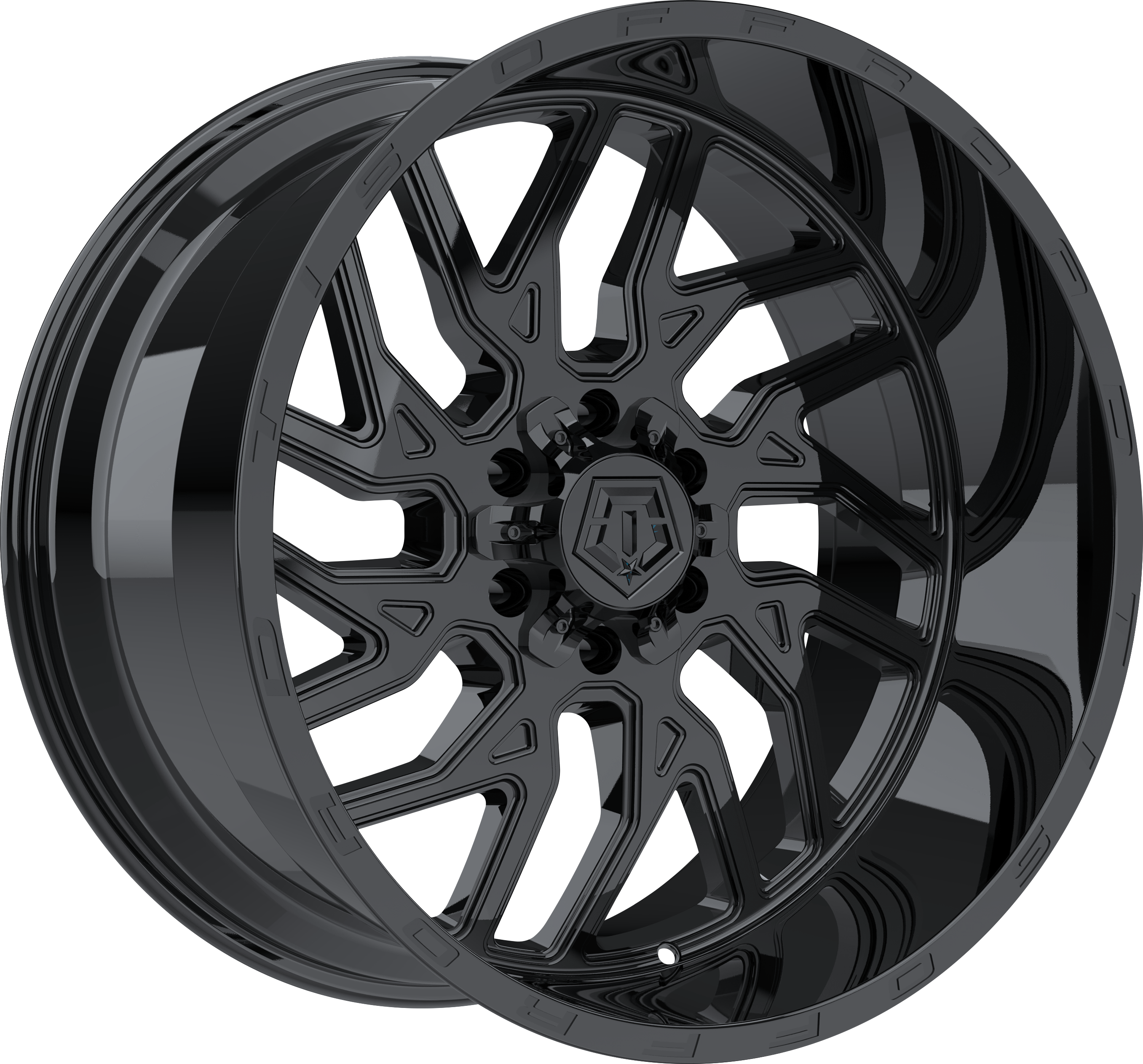 20x10 6x135 ET19 CB108 Black Alloy Wheels - Premium Rims for Trucks & SUVs - Perfect for Off-Roading, Towing & Custom Builds