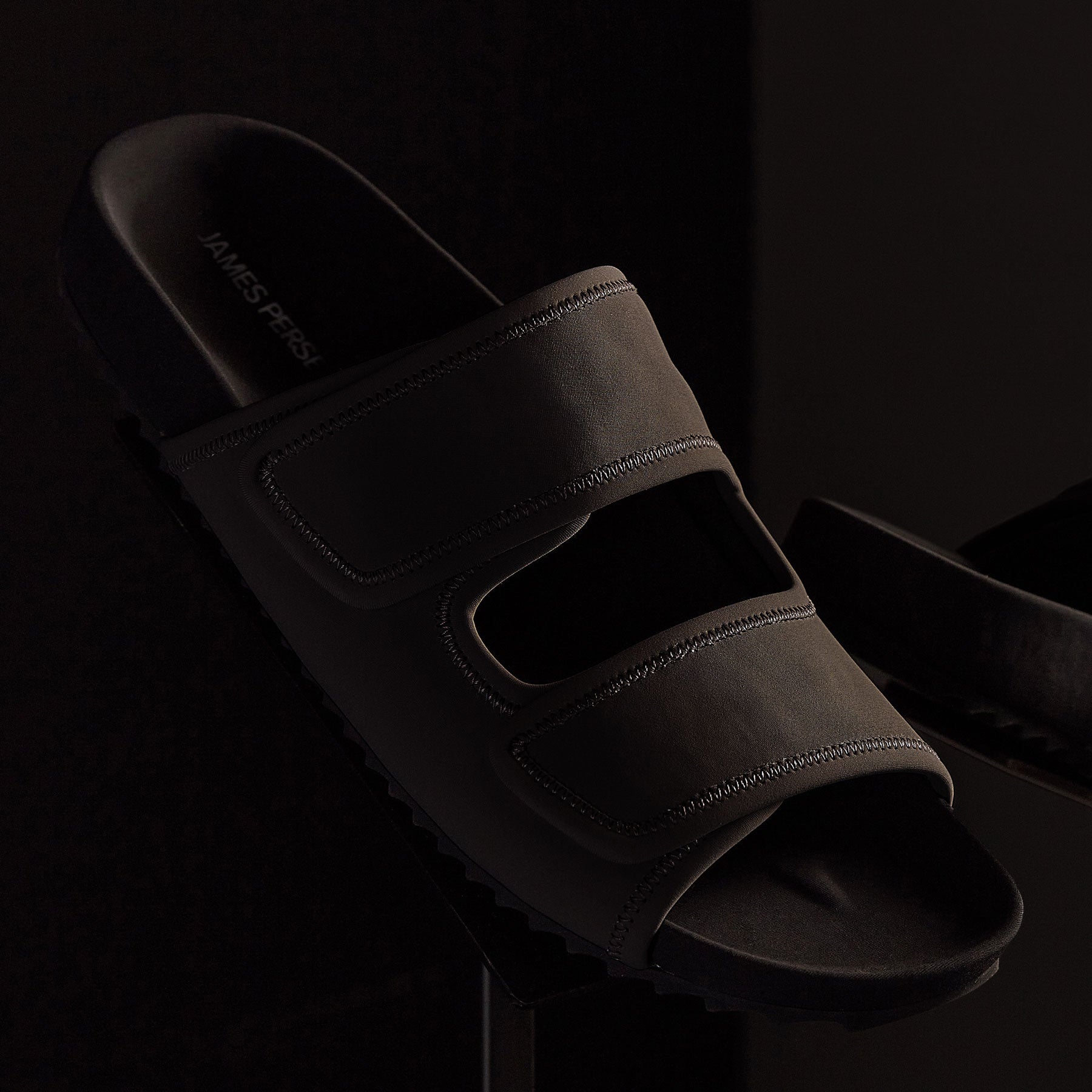 Non-Slip Binding Velcro Slides for Men & Women - Comfortable Black Adjustable Straps - Perfect for Home, Gym, and Casual Wear