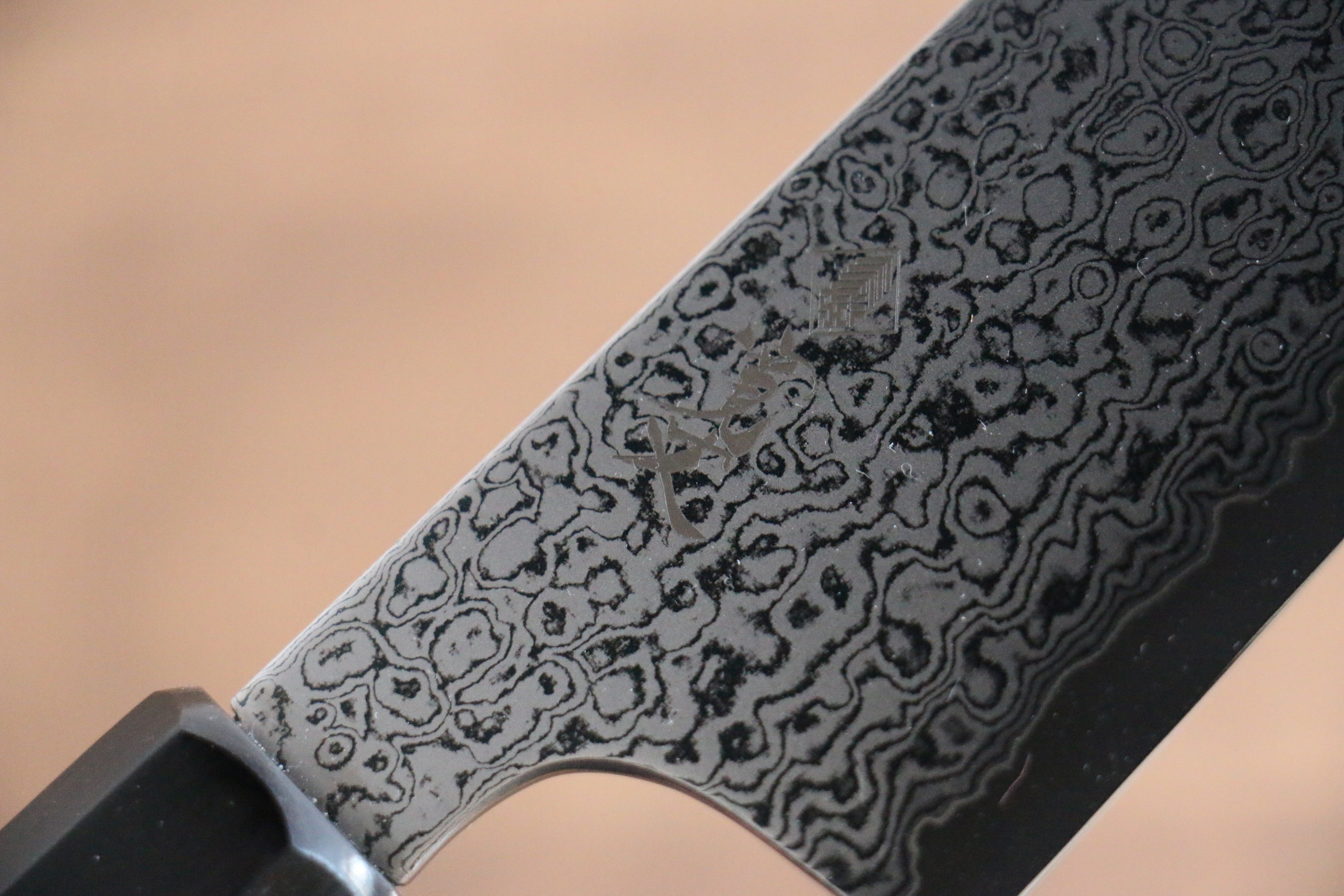 Premium Kanjyo VG10 Damascus Kiritsuke Santoku Knife 180mm - Gray Pakkawood Handle - Japanese Kitchen Knife for Slicing, Dicing & Chopping Vegetables, Meat & Fish - Perfect for Home Chefs & Professional Kitchens