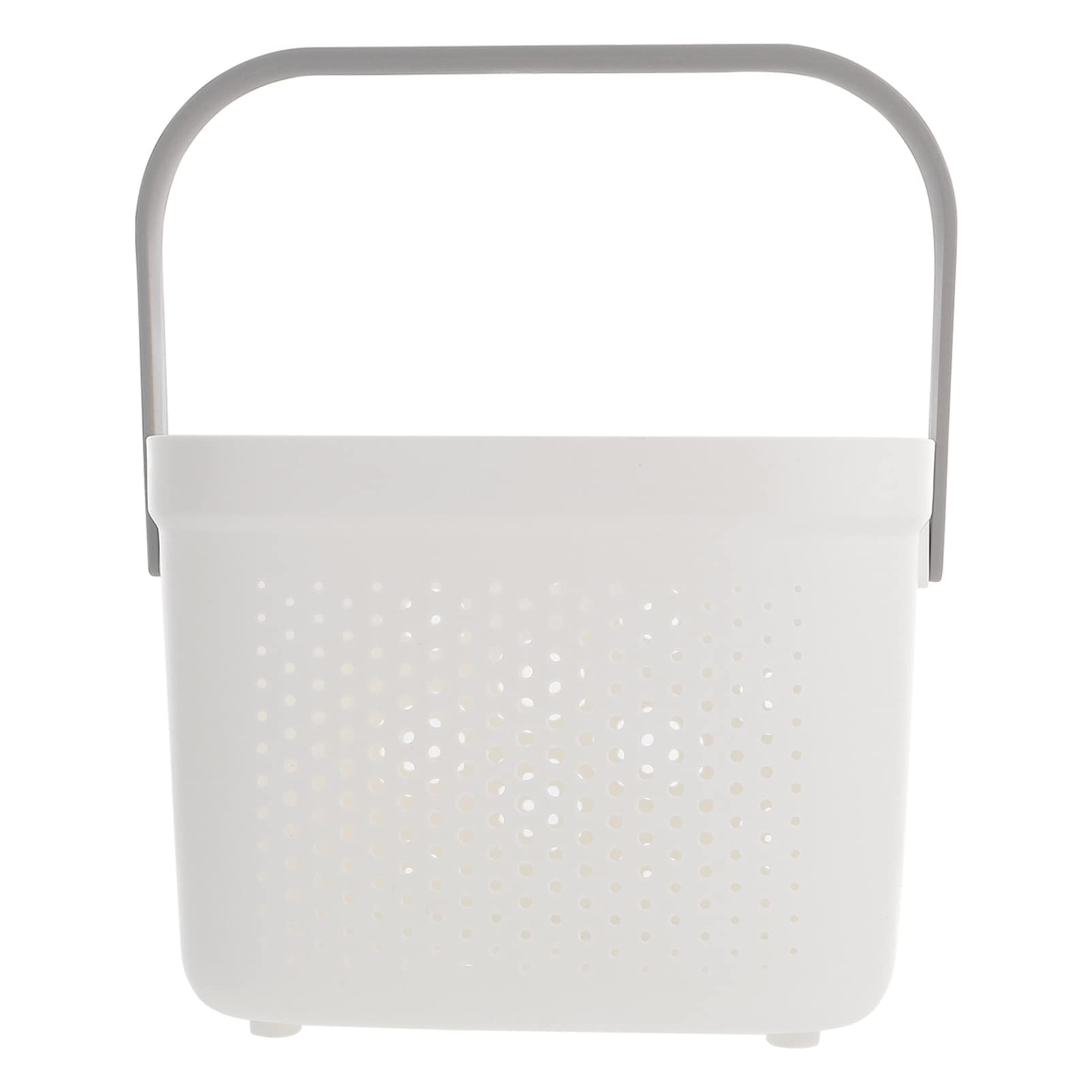LIOOBO Plastic Storage Basket with Handle - Portable Shower Caddy, Tool Tote Bag & Organizer Bin for Bathroom, Kitchen, Pantry, College Dorm, Garage - Ideal for Shower Essentials, Cleaning Supplies & Home Organization