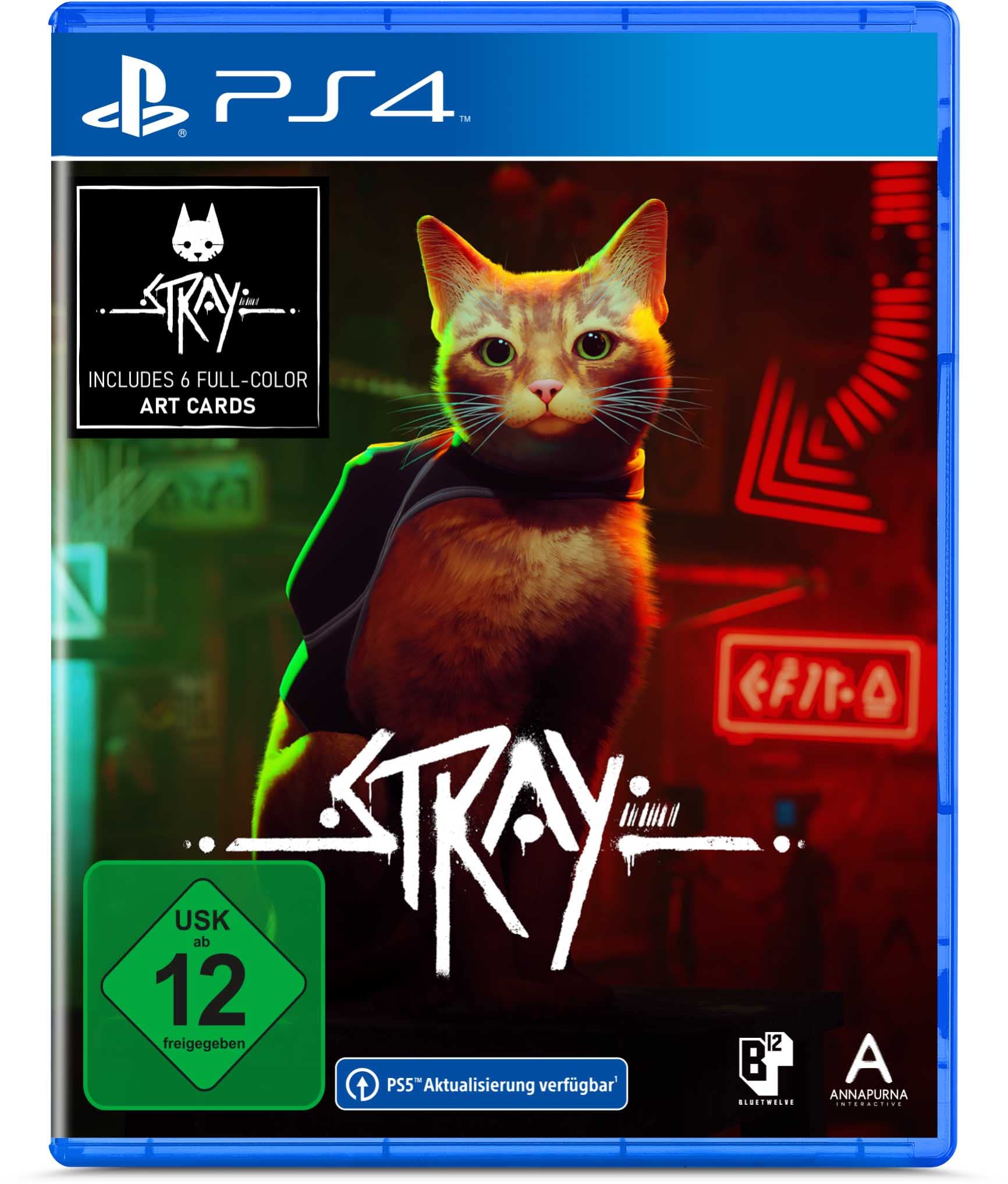 Stray - PlayStation 4 Game | Adventure Cat Simulation | Explore Cybercity with Your Feline Friend | Perfect for Cat Lovers & Adventure Gamers