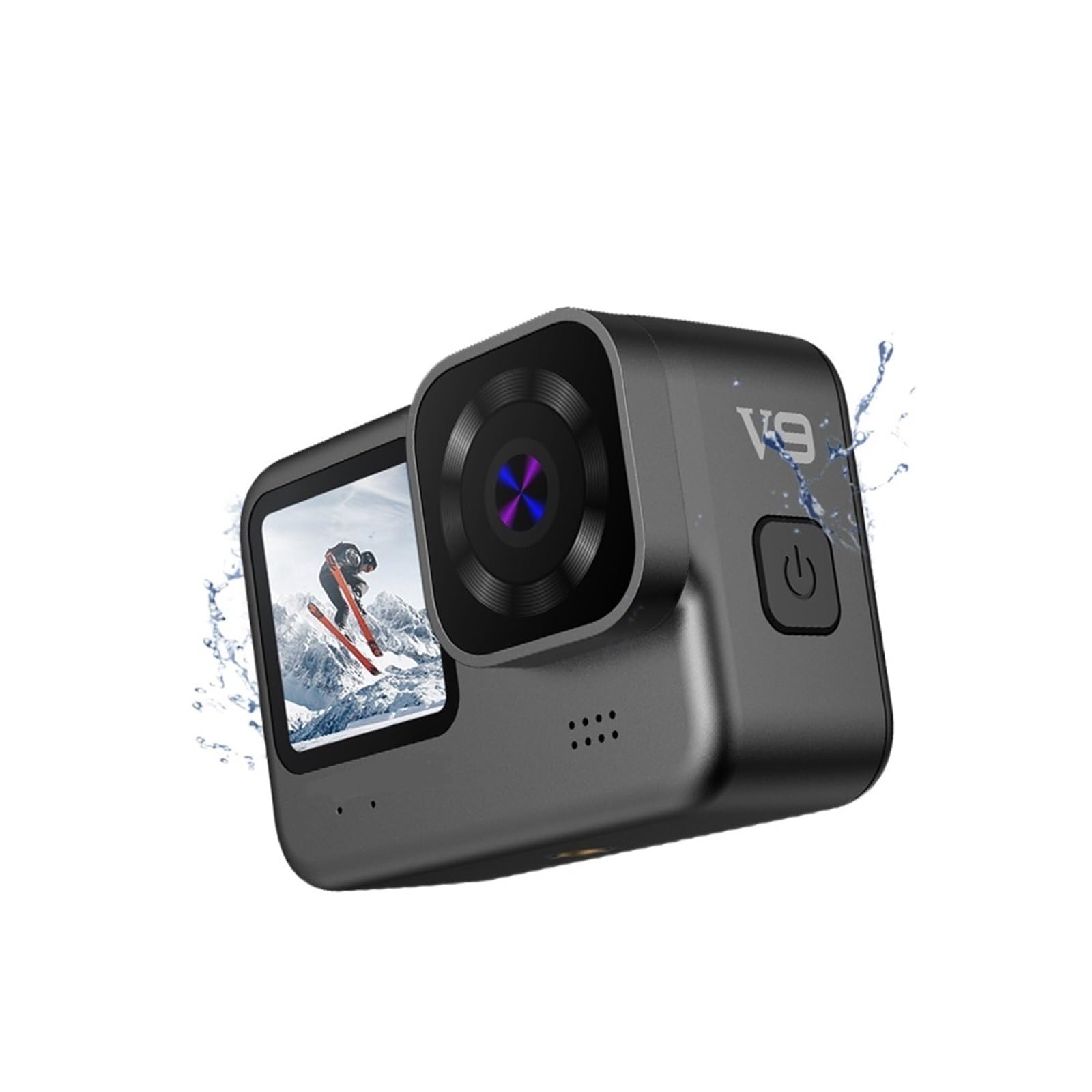 **MZZYG 4K Action Camera with Stabilizer, 2.4