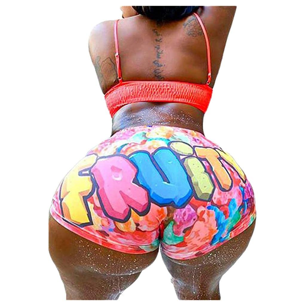 Women's High Waist Yoga Shorts - Tummy Control & Butt Lifting for Workout & Beach