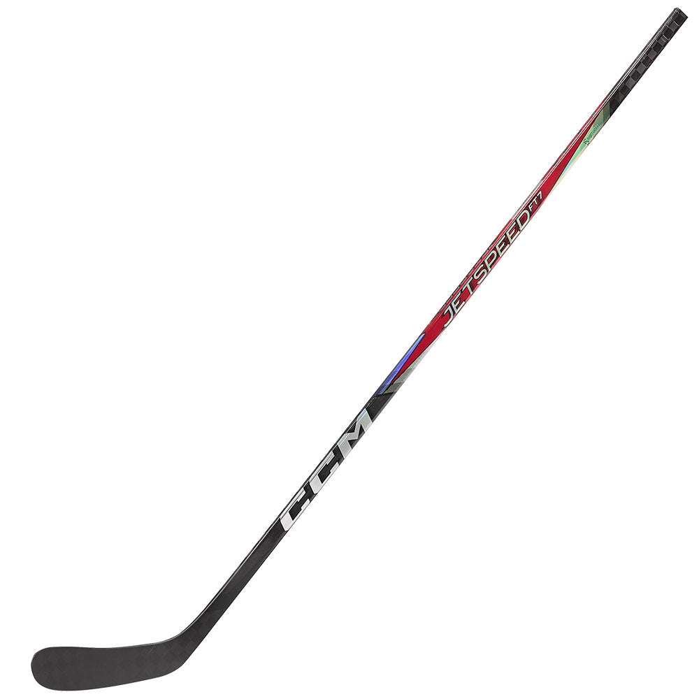 CCM Jetspeed FT7 Junior Ice Hockey Stick - Lightweight Composite Hockey Stick for Youth Players - Perfect for Practice, Games & Training