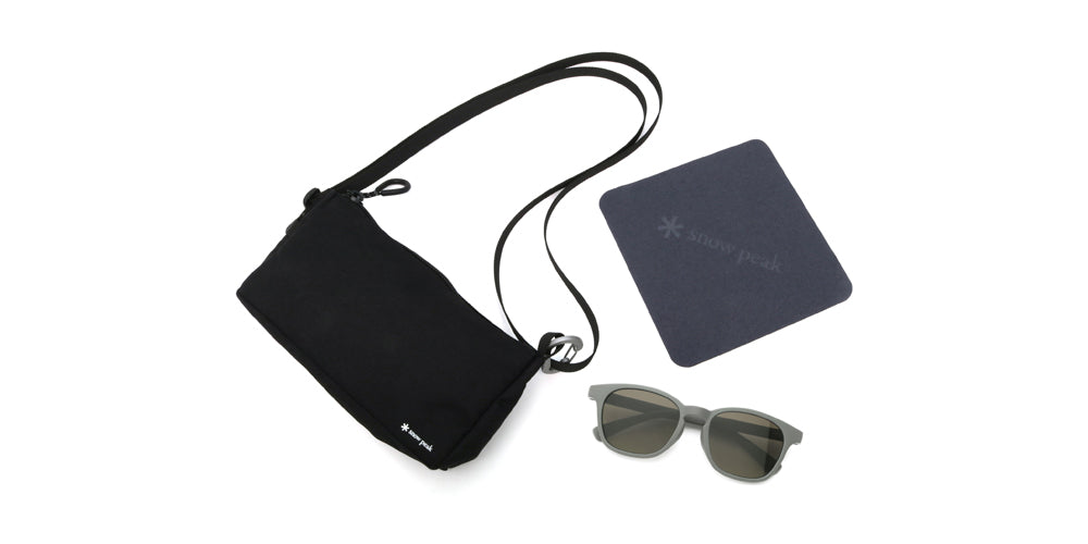 JINS x Snow Peak Polarized Sunglasses 234 92 - UV Protection Outdoor Sports & Travel Accessories for Hiking, Fishing, and Beach Activities