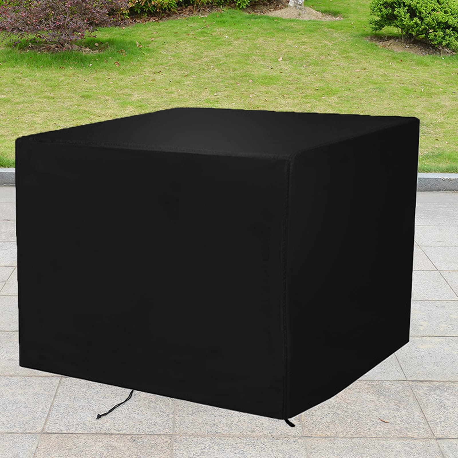 Square Patio Table Cover 79x55x35 Inches - Heavy Duty Waterproof Outdoor Dining Table & Chairs Set Cover - All-Weather Protection for Rain, Snow, Winter - Perfect for Backyard, Deck, Garden, and Poolside Use