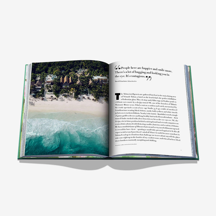 Assouline Tulum Gypset Book - Travel Guide & Luxury Lifestyle Inspiration for Beach Resorts & Vacation Homes