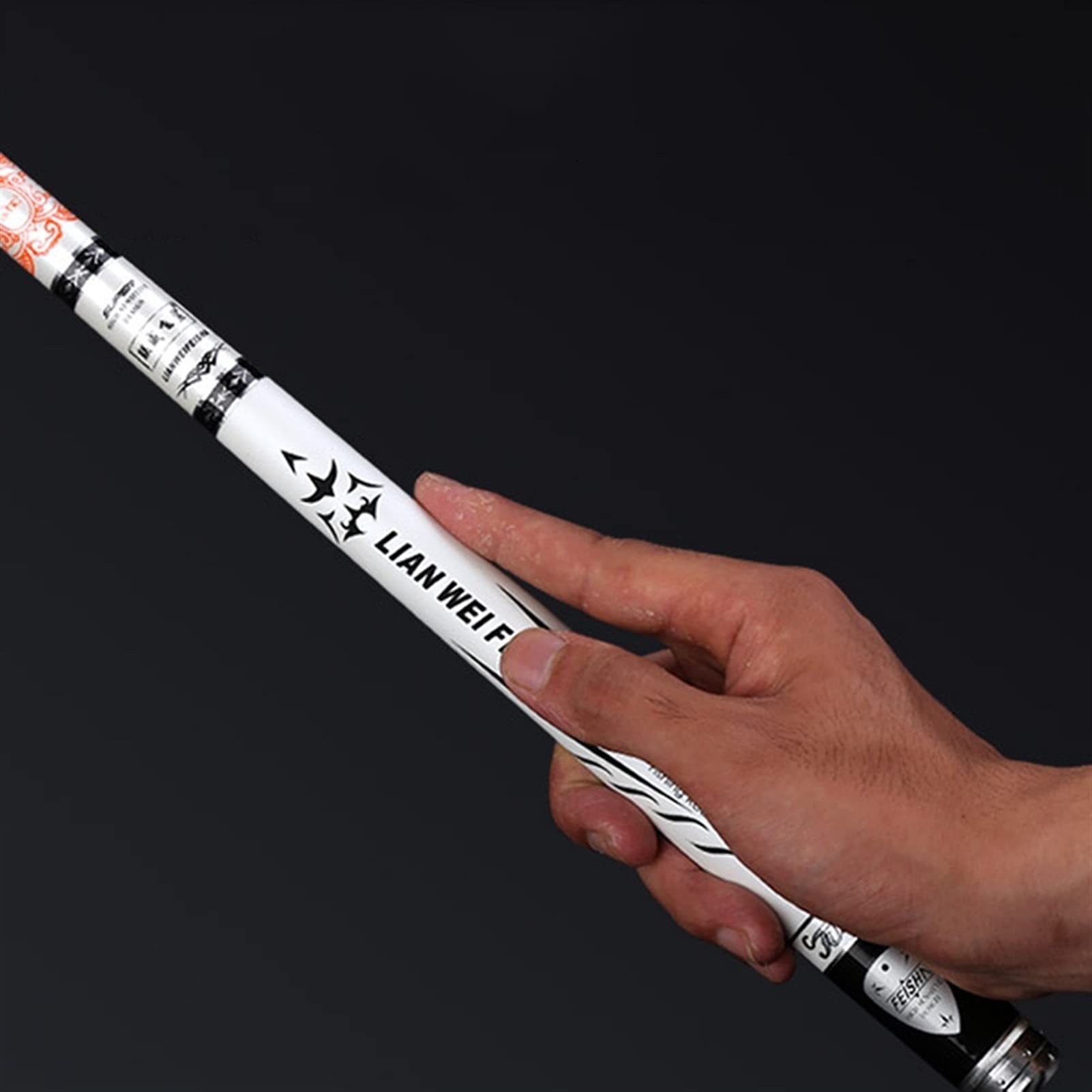 Telescopic Fishing Rod - 5.4ft Portable Spinning Rod for Saltwater Freshwater Bass Travel Surf Boat Fishing | Compact Travel Gear for Outdoor Camping Beach & Kayak Adventures