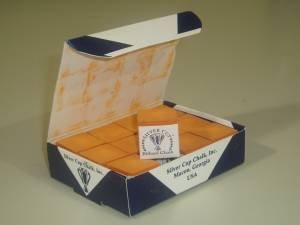 Premium Silver Cup Orange Pool Cue Chalk - 12 Piece Set for Billiards, Snooker & Pool Games - Perfect for Professional Players & Home Game Rooms