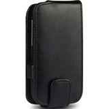 HTC One M9 Flip Cover Case - Premium Black Leather Protective Phone Case for HTC One M9 - Perfect for Business, Travel & Everyday Use