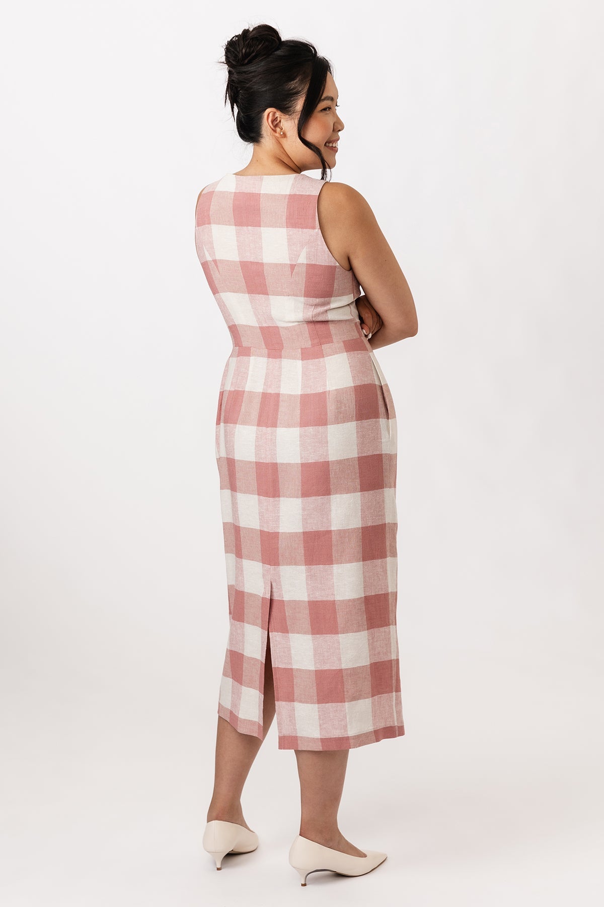 Asteri Button Down Dress & Vest Set for Women - Stylish Office & Casual Wear - Perfect for Work, Parties, and Everyday Outfits