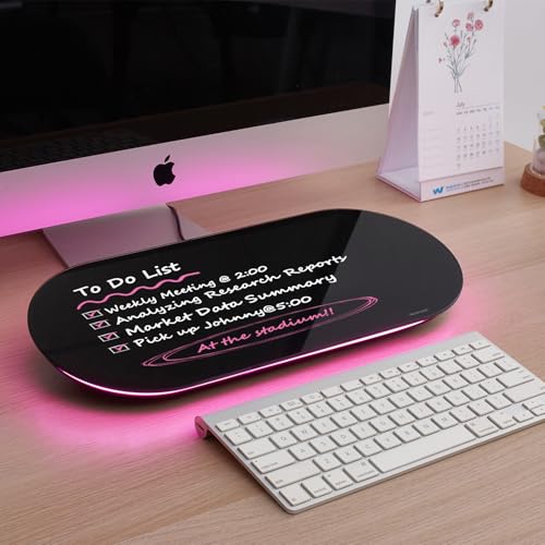 Pink Light (Black Glass)