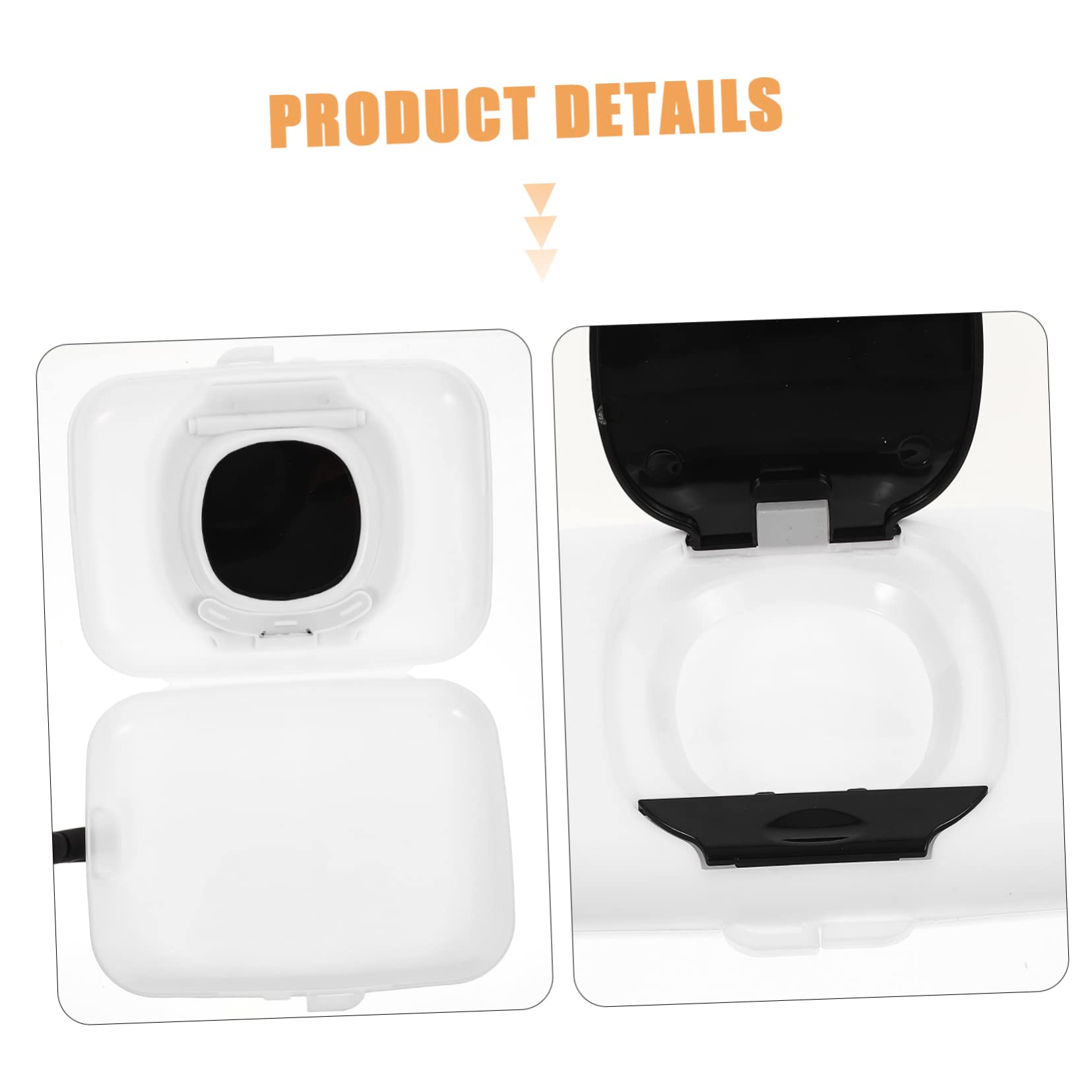 Greenadscape Travel Wipe Dispenser Box - Portable Mini Handheld Container for Diaper Wipes & Wet Wipes | Perfect for On-the-Go Parents, Baby Care, Travel, Camping & Car Use