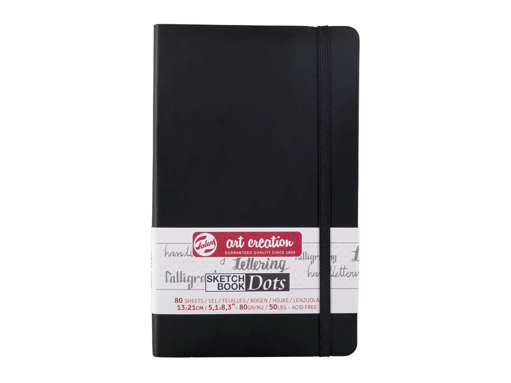 Premium Sketch Book with Dots for Artists - 13x21cm Dot Grid Drawing Pad - Perfect for Bullet Journaling, Doodling & Creative Art Projects
