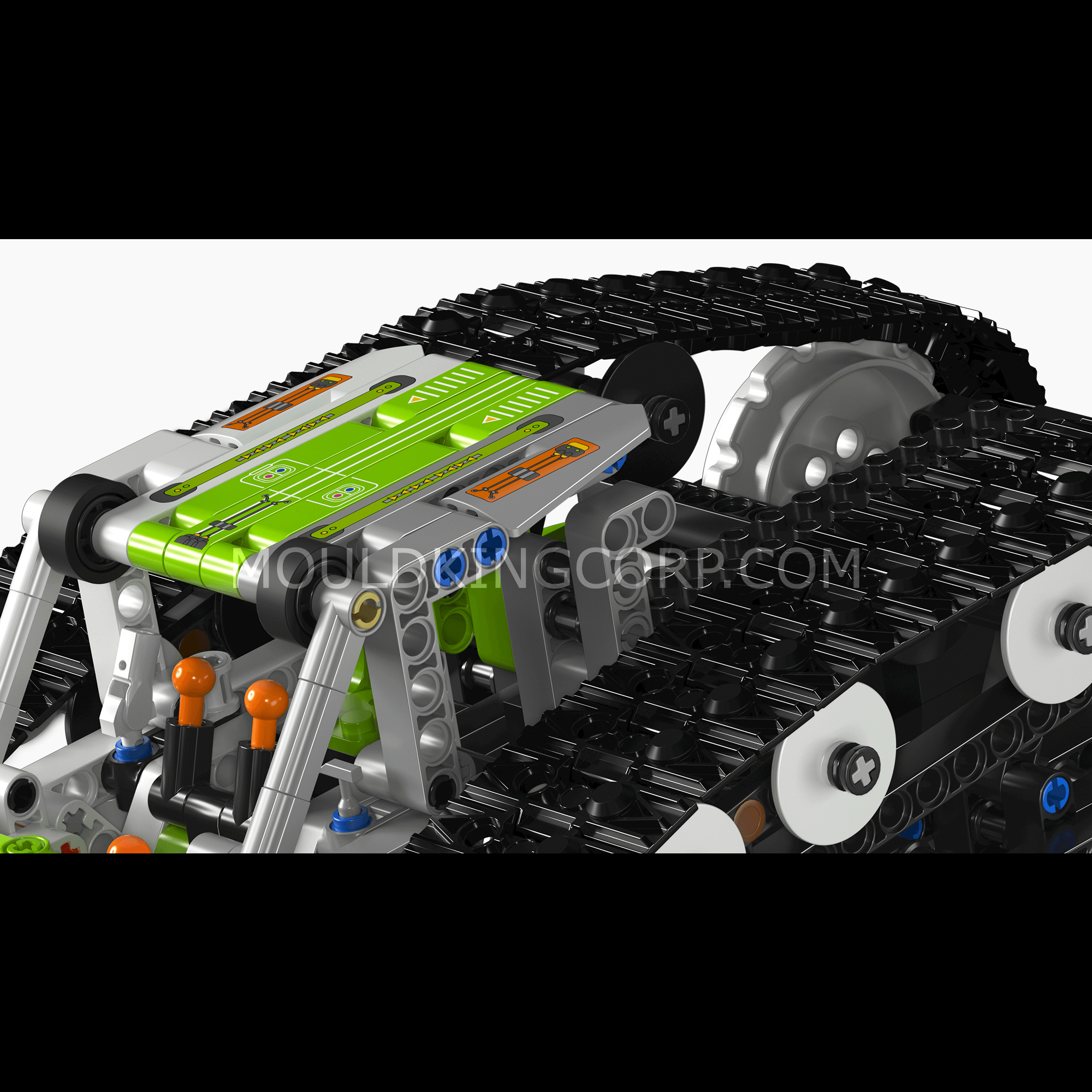 Mould King 13153 Remote Control Tracked Racer Building Kit - 836 PCS STEM Toy for Kids & Adults | Perfect for Indoor Racing, Birthday Gifts & Collectors