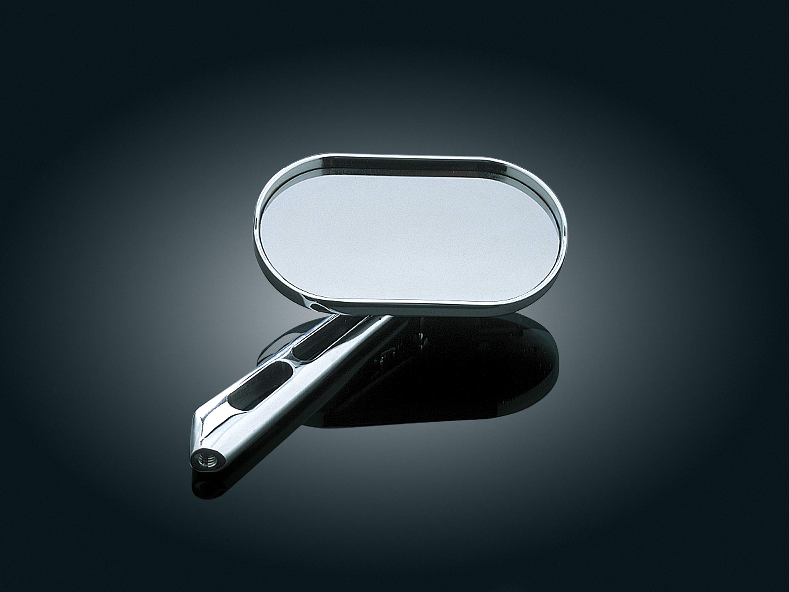 Small Magnum Mirrors with Flat Glass, Chrome - Perfect for Bathroom Vanity, Bedroom Decor, and Home Styling