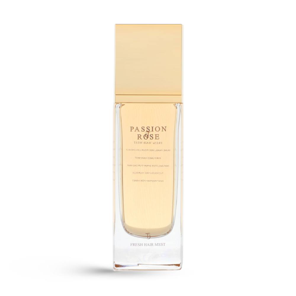 Passion Rose Hair Mist 70ml - Hydrating & Shine Enhancing Hair Perfume Spray for Women - Perfect for Daily Use, Special Occasions & Travel