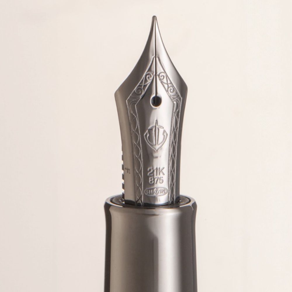 Premium Sailor Fountain Pen - Stainless Steel Cylint Colored Writing Instrument for Professionals & Calligraphy | Elegant Gift for Writers, Students & Office Use