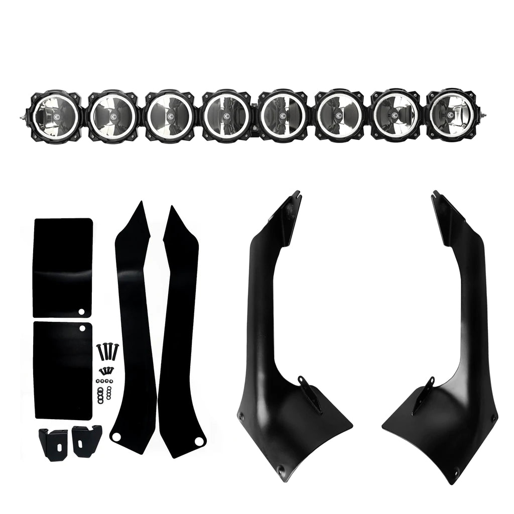 50 Pro6 Gravity® LED Light Bar System - 8 Light 160W Combo Beam for 2018-2023 Jeep JL/JT Wrangler & Gladiator - Off-Road Lighting for Trail, Camping & Night Driving