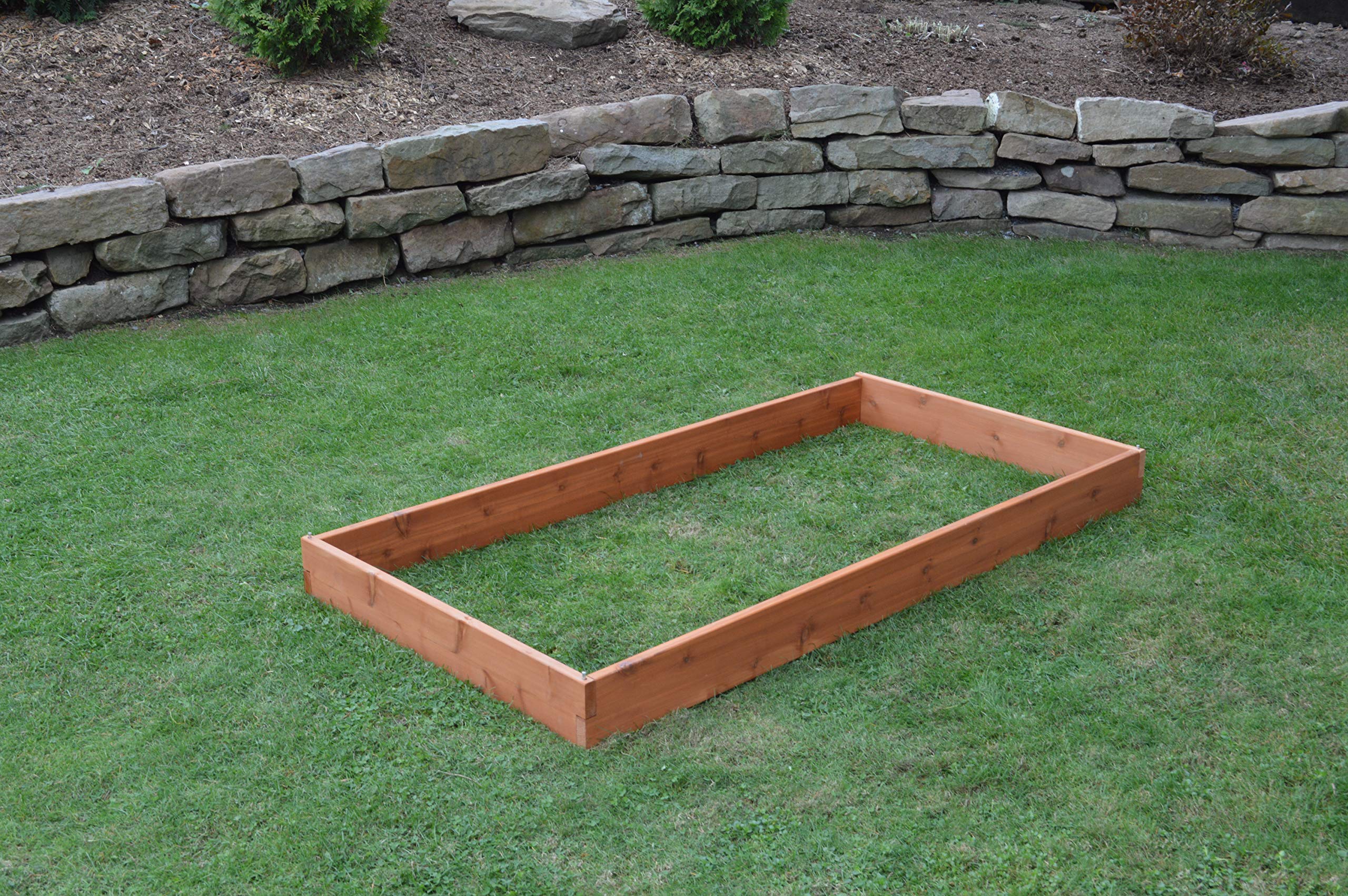 Premium Red Cedar Wood Raised Garden Bed - 5.5