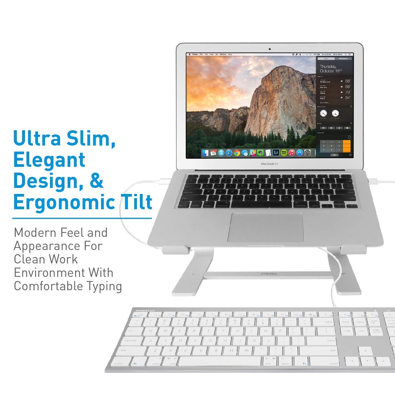 Macally USB C Keyboard and Wired Mouse Combo for MacBook - Ergonomic USB-C Keyboard with Numeric Keypad & Silent Click Mouse for MacBook Pro/Air, iMac - Perfect for Office Work, Home Computing & Mac Gaming