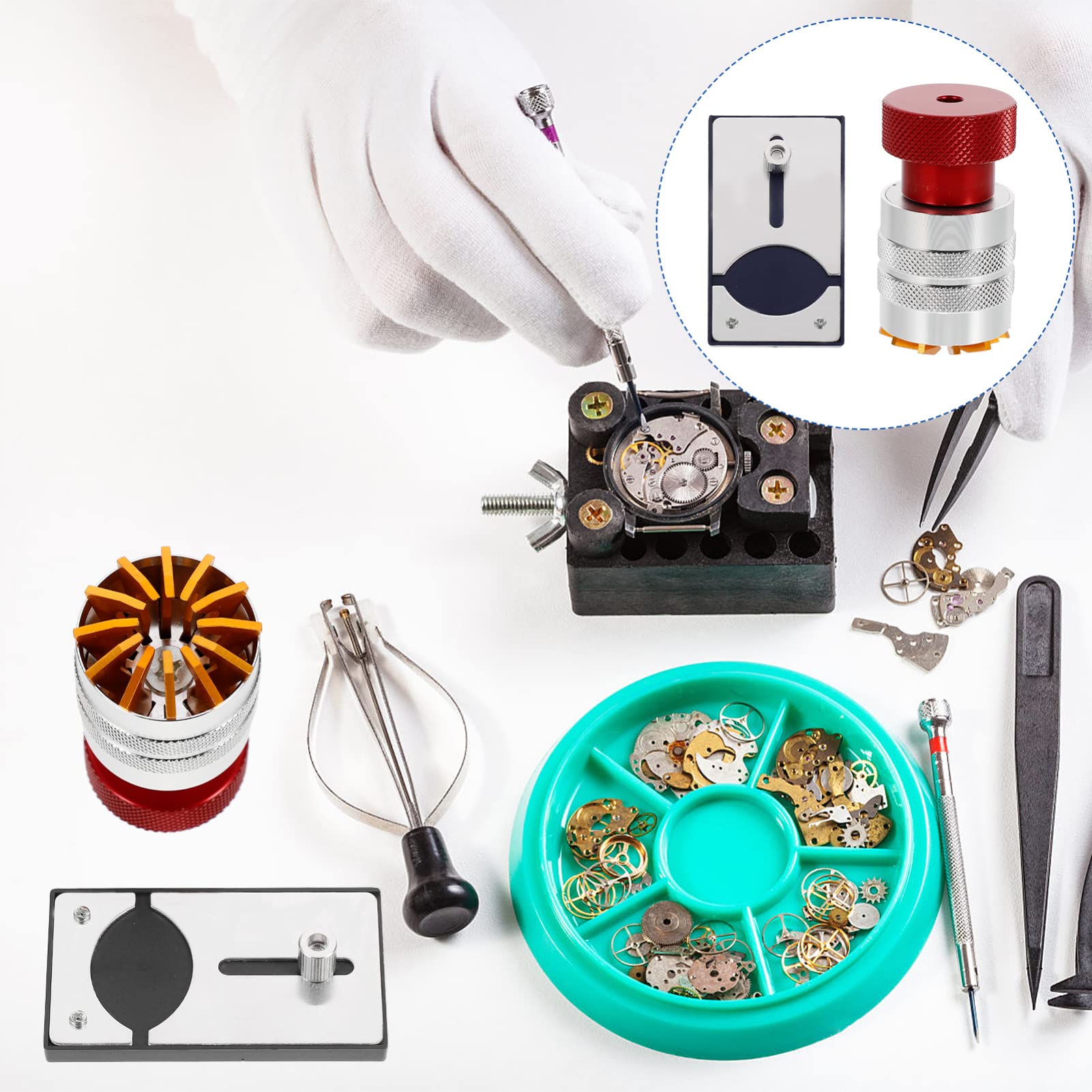 Professional Watch Repair Tool Kit - Watch Case Opener, Bezel Remover & Case Removal Tool Set for Watchmaking & Wristwatch Maintenance | Perfect for Watch Enthusiasts, Jewelers & DIY Watch Repair at Home