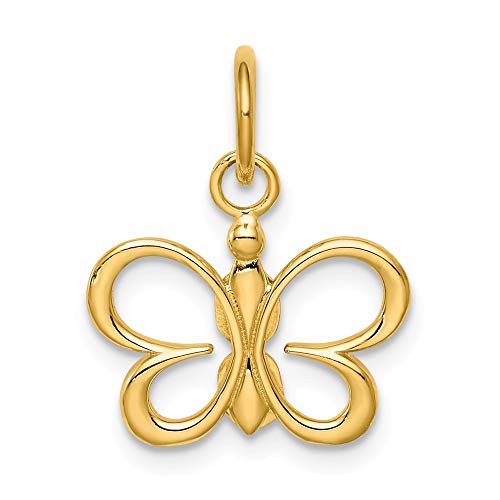 14K Gold Butterfly Angel Wings Pendant Necklace for Women - Elegant Jewelry Gift for Birthday, Anniversary & Valentine's Day - Perfect for Everyday Wear & Special Occasions