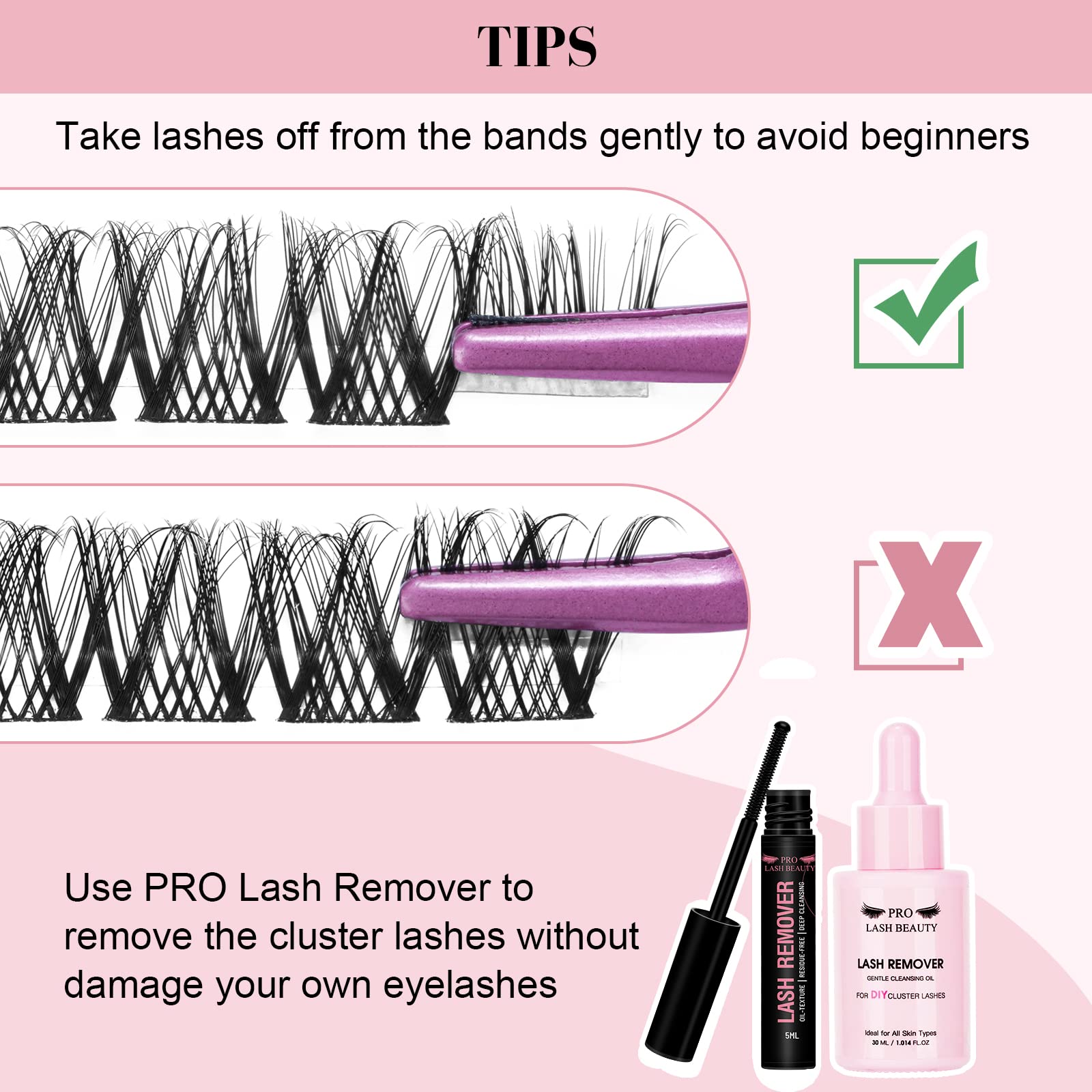 192 Pcs Mixed Cluster Lashes - 2 Styles (Flawless & Fabulous) DIY Eyelash Extensions with Super Thin Band, Soft & Easy to Apply | Perfect for Daily Wear, Parties & Special Occasions