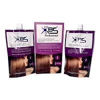 Xbs Professional Hair Straightening Cream - 125ml Smoothing Treatment for Frizz-Free, Silky Hair - Ideal for Home Use & Salon Styling