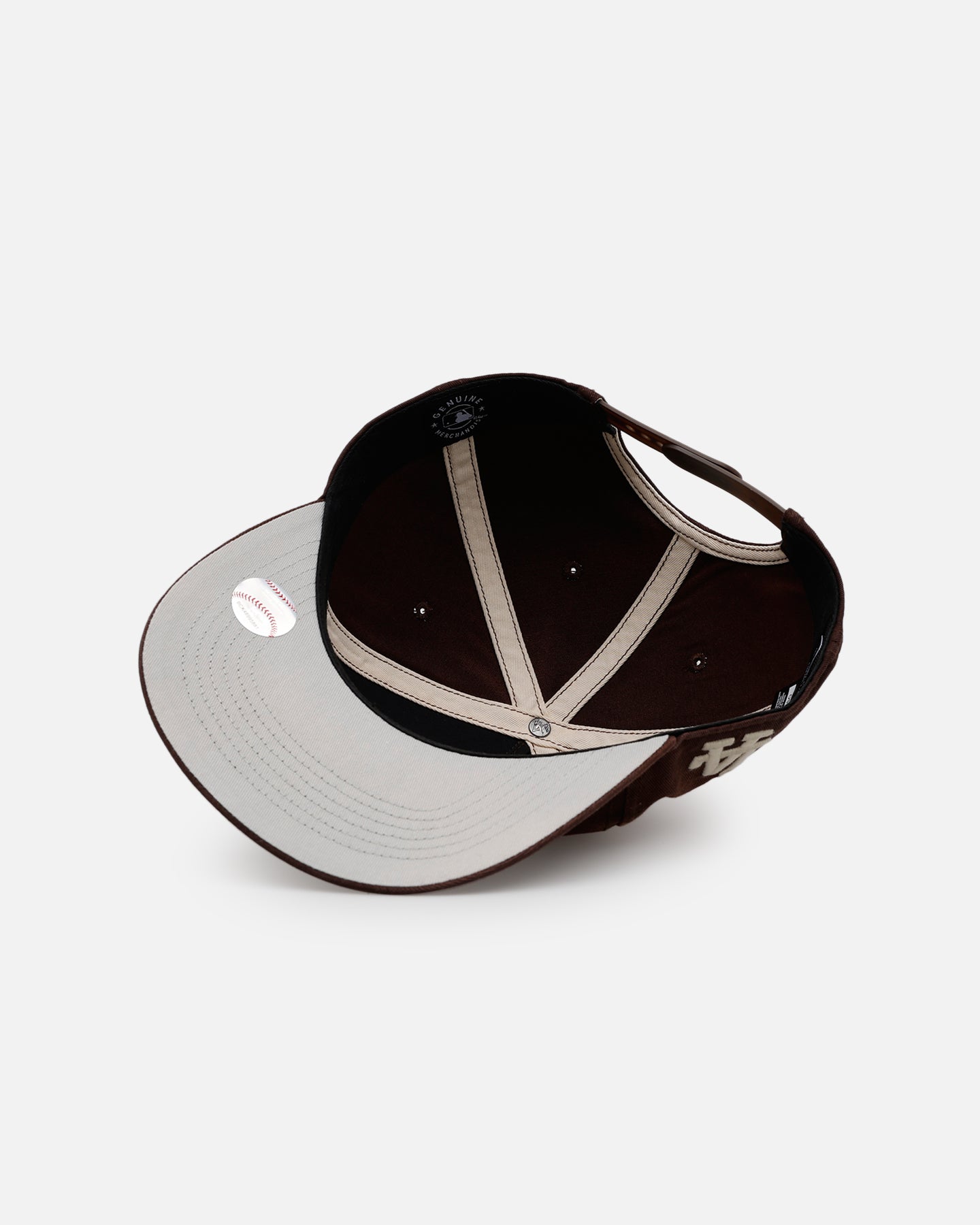 47 Brand Los Angeles Dodgers 'Dusted' 47 Hitch Snapback Hat - Adjustable Brown Baseball Cap for Men & Women - Perfect for Sports Games, Streetwear & Casual Outfits