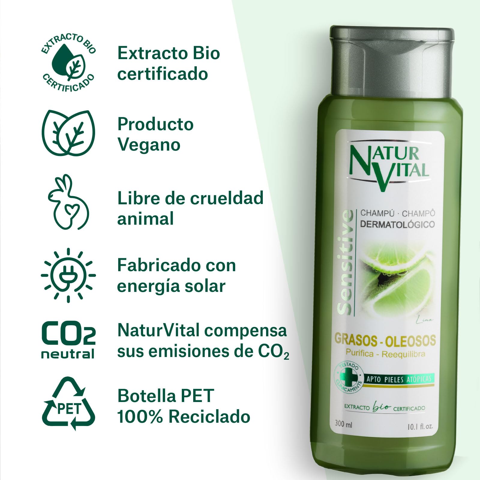 Natur Vital Moisturizing Shampoo for Dry & Damaged Hair - Hydrating & Repairing Formula for Soft, Healthy Hair | Daily Use & Salon-Quality Results