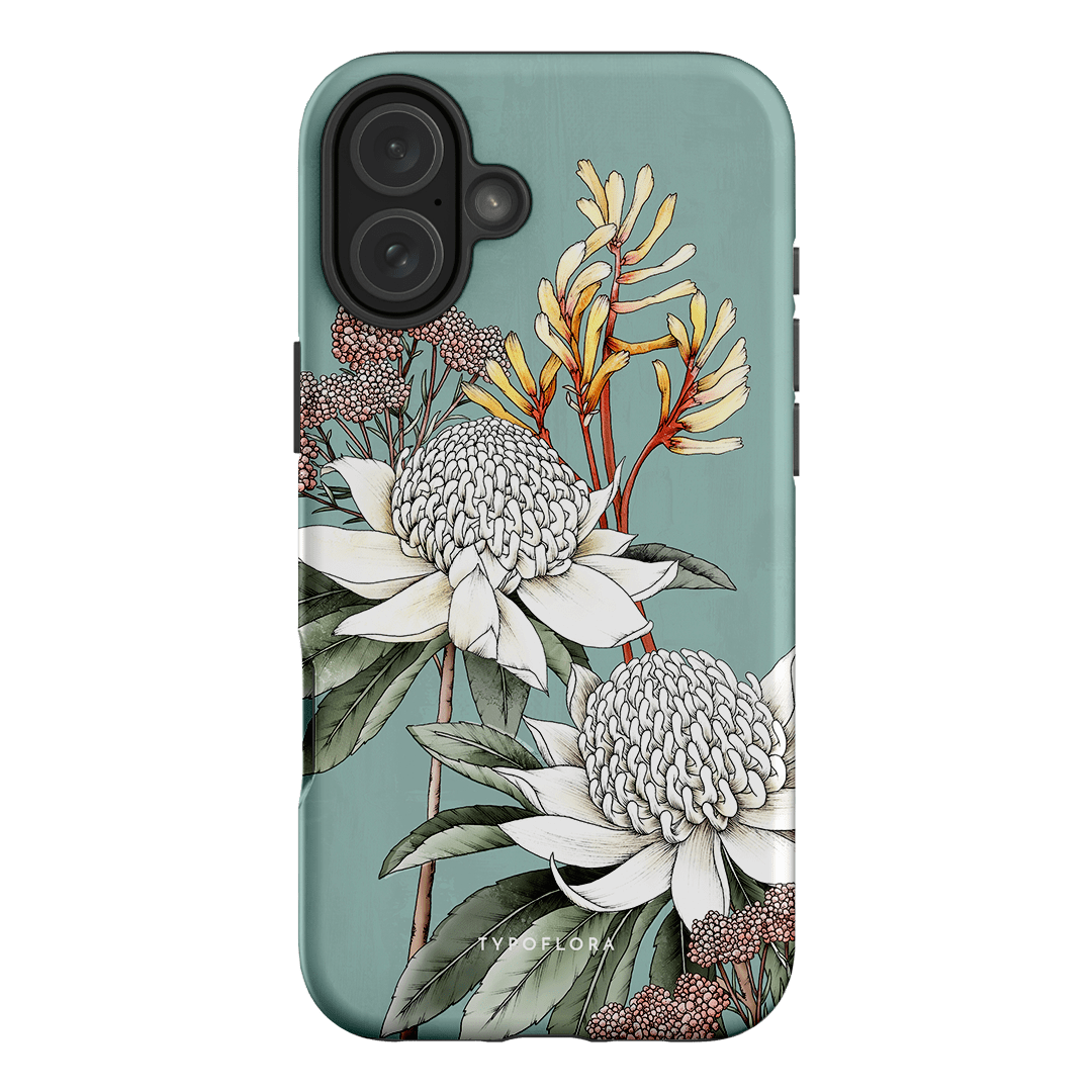 Premium Waratah Flower Design Phone Case - Shockproof & Slim Fit for iPhone & Samsung - Perfect for Outdoor Adventures & Daily Protection
