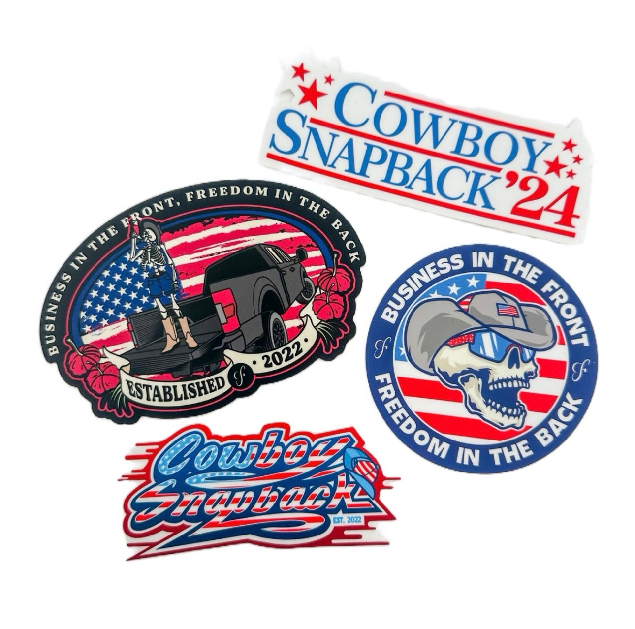 Freedom Pack Vinyl Stickers - Patriotic Decals for Laptops, Cars & Water Bottles - Perfect for DIY Crafts & Home Decor