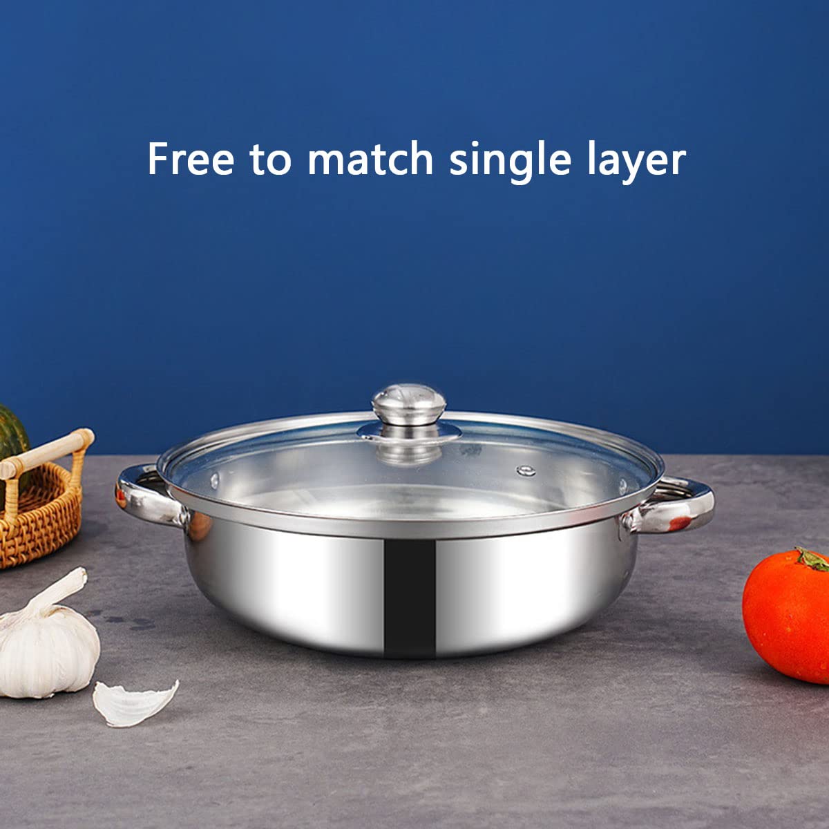 11 Inch 3-Tier Stainless Steel Steamer Pot with Handle - Multipurpose Cookware for Vegetables, Dumplings & Seafood | Perfect for Healthy Cooking, Meal Prep & Asian Cuisine