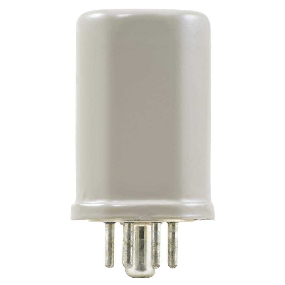 NTE Electronics R02-11D10-12H R02 Series DPDT Hermetically Sealed DC Relay - 10A 12VDC 8-Pin Octal Plug for Industrial Automation, HVAC Systems, and Power Control Applications