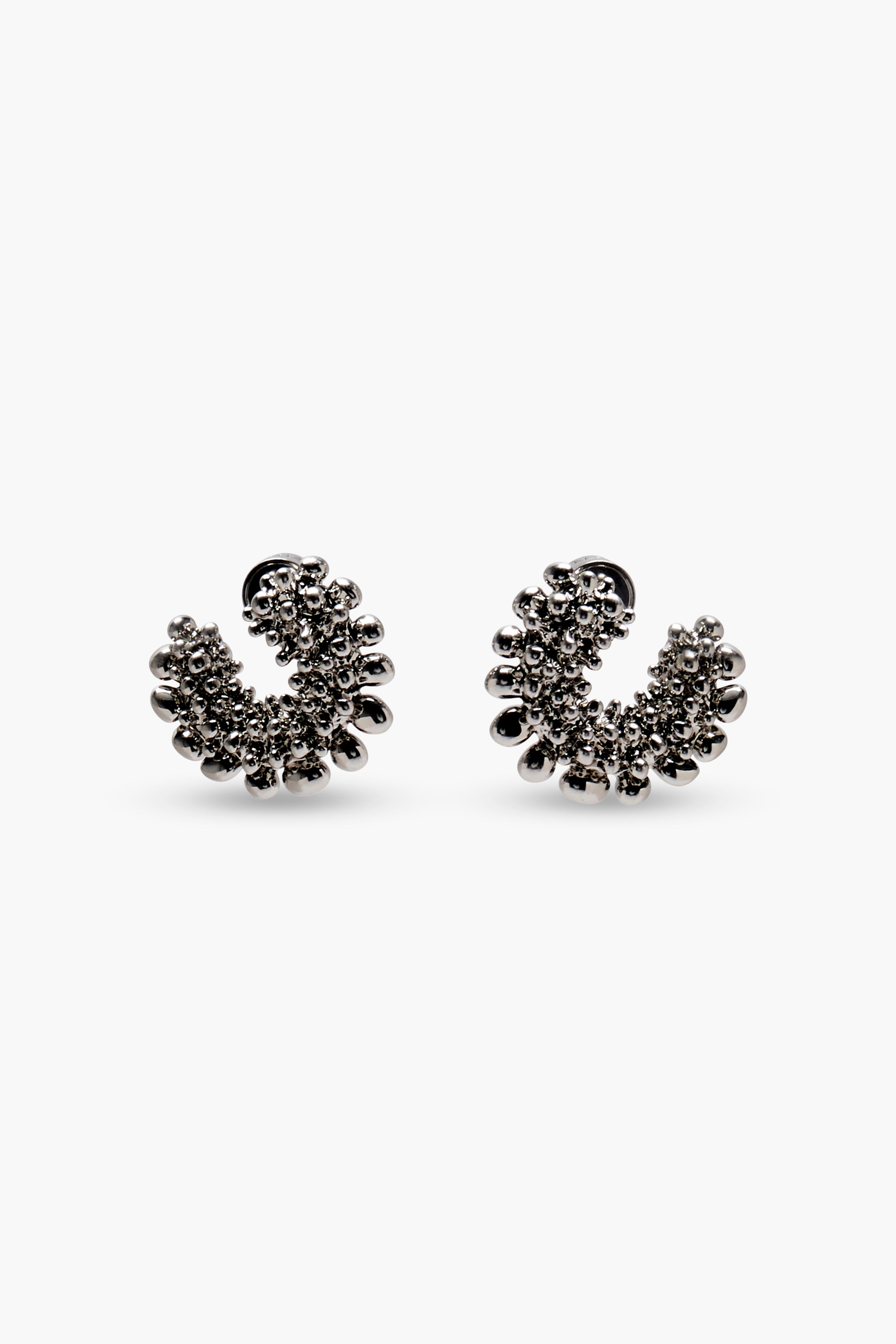 Beaded Huggie Earrings for Women - Trendy Gold Hoop Earrings for Everyday Wear | Perfect for Parties, Work & Casual Outfits
