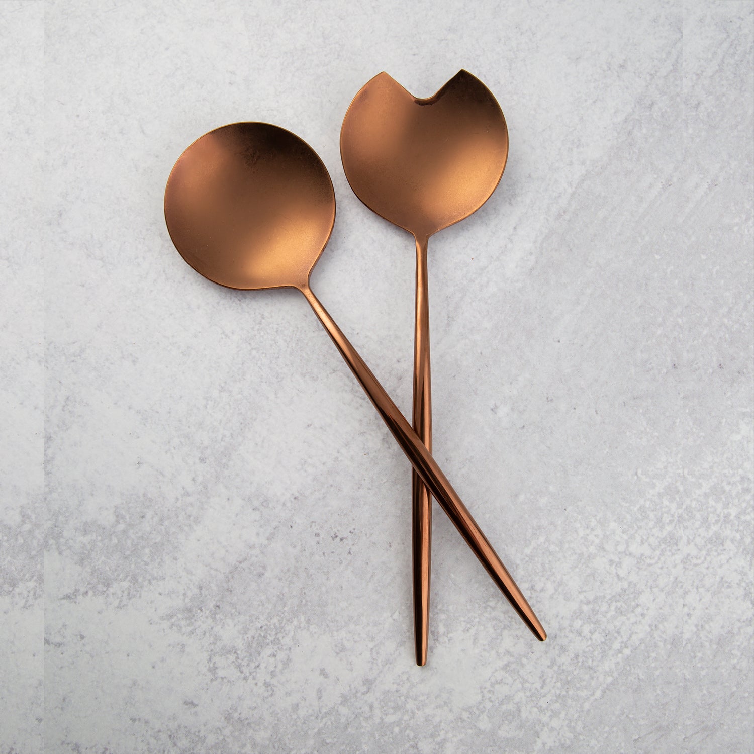 Elegant Gaze Copper Mirror 2-Piece Hostess Set - Perfect for Dining Table Decor, Wedding Gifts & Home Accessories