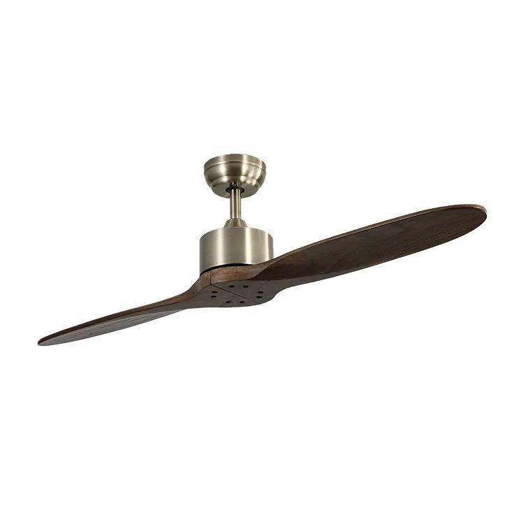 60 Inch Solid Wood Ceiling Fan with Remote Control - Perfect for Living Room, Bedroom, and Outdoor Patio Cooling