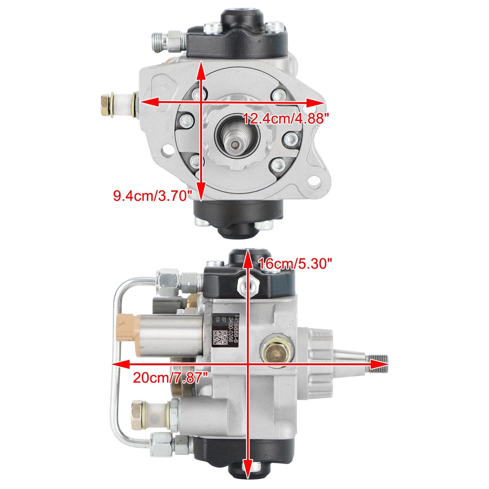 Isuzu 5.2L NPR 4HK1 Diesel Engine Fuel Pump 2940000267 (Replaces 2940000266) - Fast FedEx Express Shipping - Perfect for Commercial Trucks & Fleet Maintenance