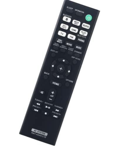 Original Remote Control Replacement for Sony AV Receiver STR-DH790/STR-DH190/STR-DH590 - Perfect for Home Theater & Entertainment Systems