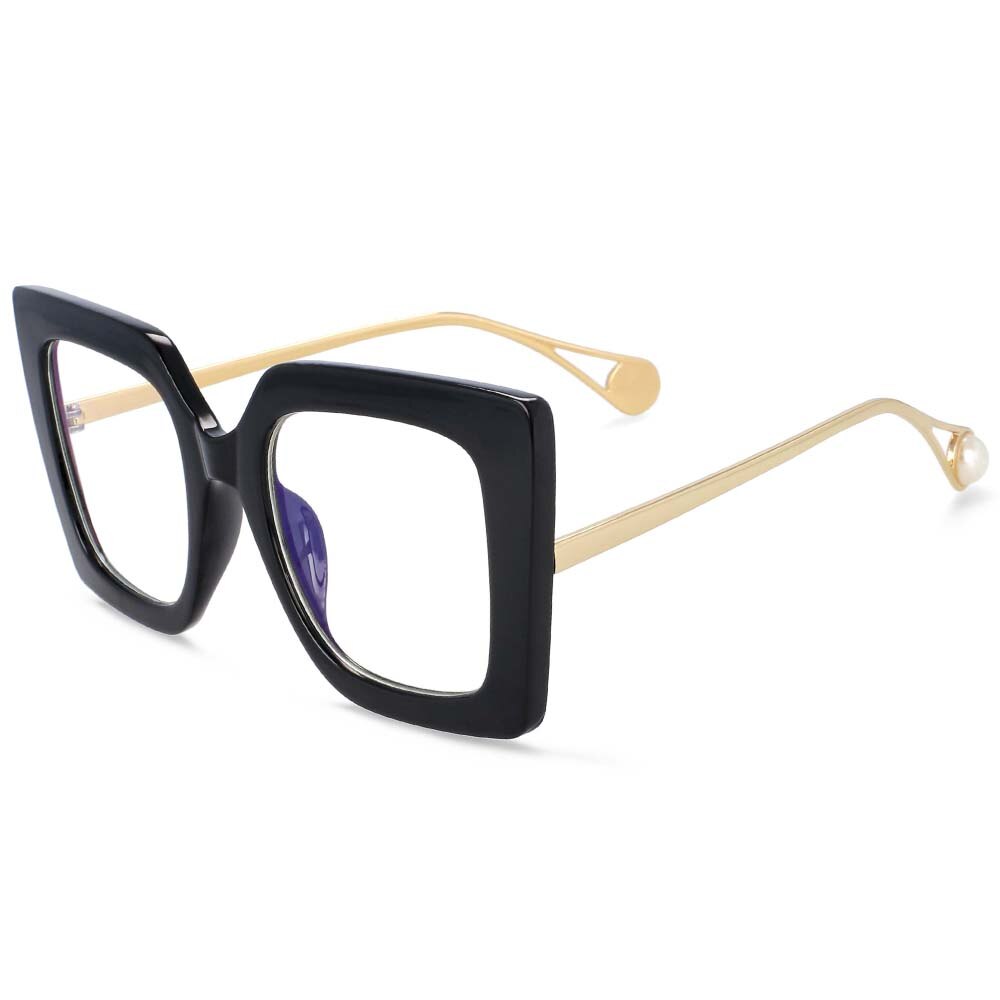 CCspace Women's Oversized Square Cat Eye Sunglasses - UV Protection Resin Alloy Frame Glasses (Model 54242) for Fashion, Outdoor Activities & Driving