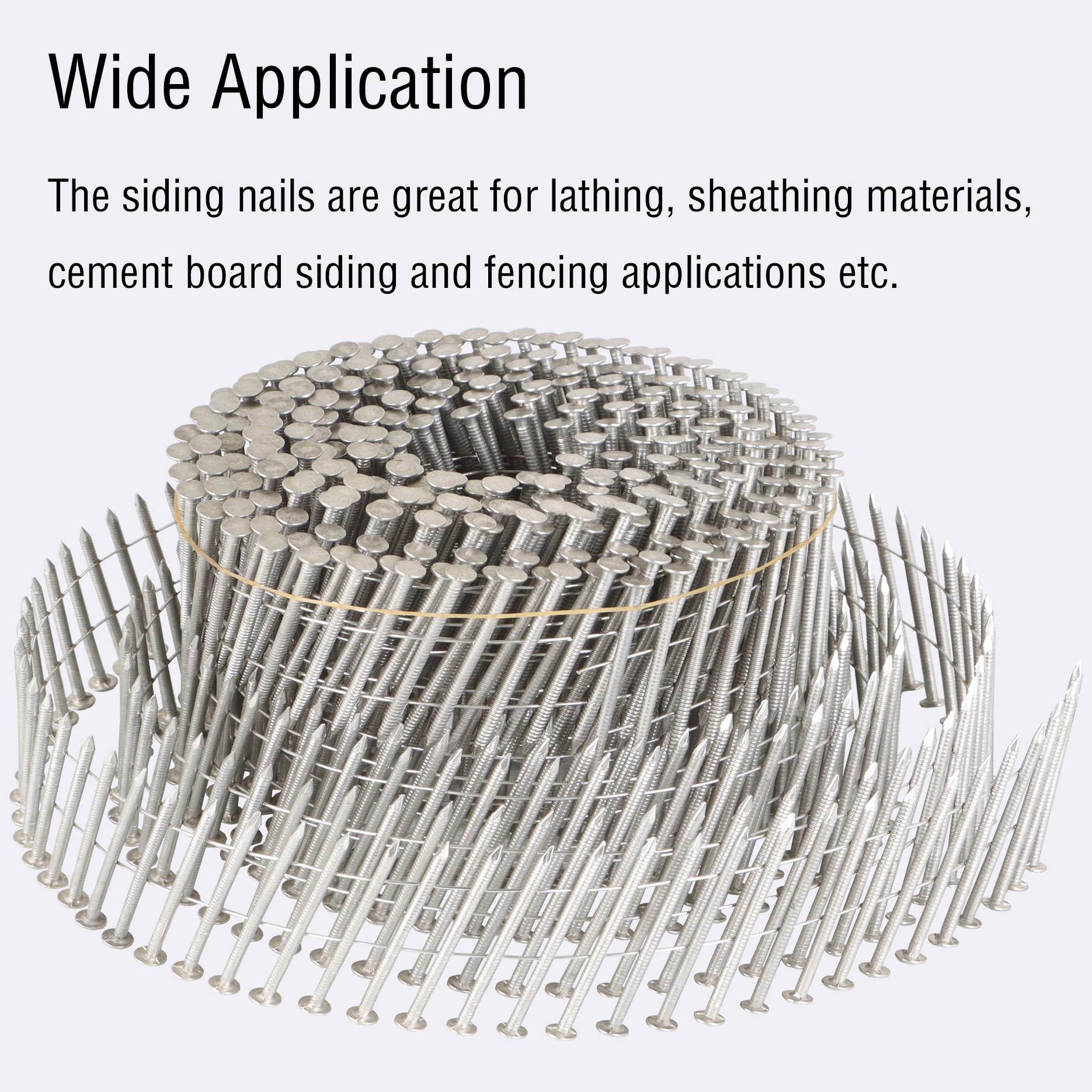 Premium Stainless Steel Siding Nails - 1-1/4
