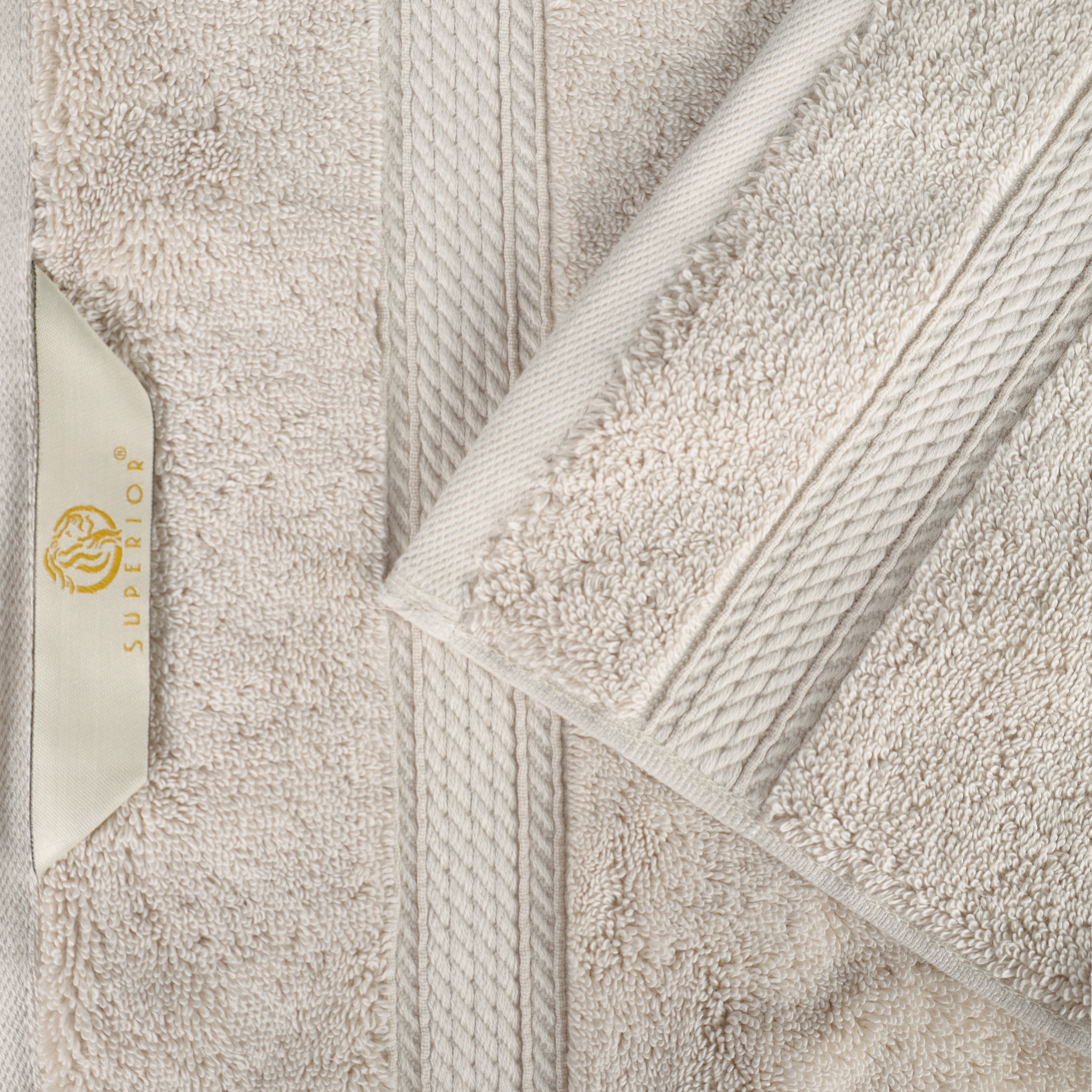 Premium 4-Piece Egyptian Cotton Bath Towel Set - Ultra Soft, Heavyweight & Plush Pile for Spa-Like Luxury at Home | Perfect for Bath, Beach & Guest Use