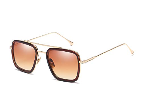Gold Frame/Brown Lens