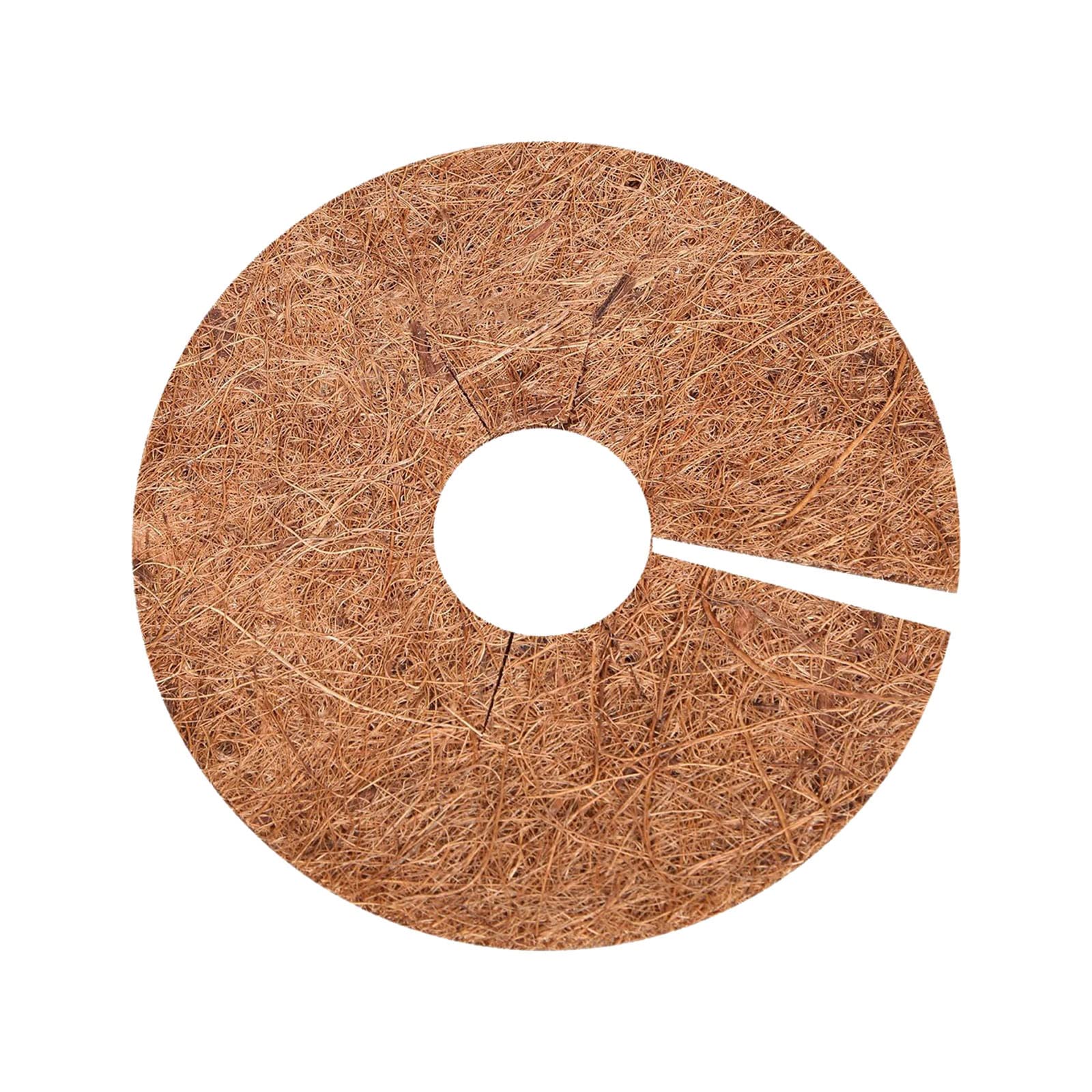 Premium Coconut Silk Flat Mat - Non-Slip Flower Pot Mat & Floor Protector for Indoor Plants, Home Decor, and Kitchen Use