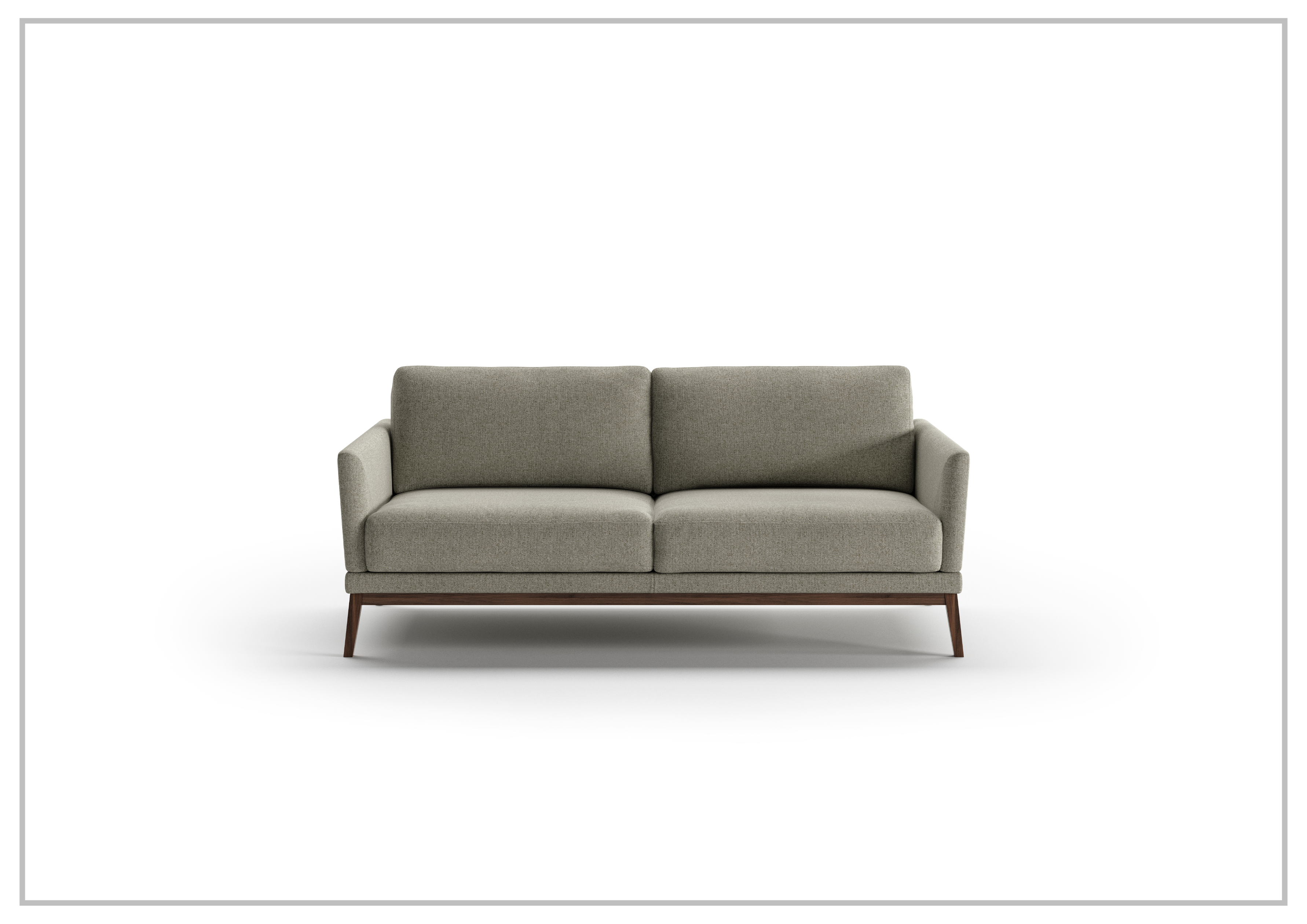 Premium Luonto Viola Fabric Sofa with Superior Seat Cushion - Comfortable Modern Living Room Furniture for Home & Office Use
